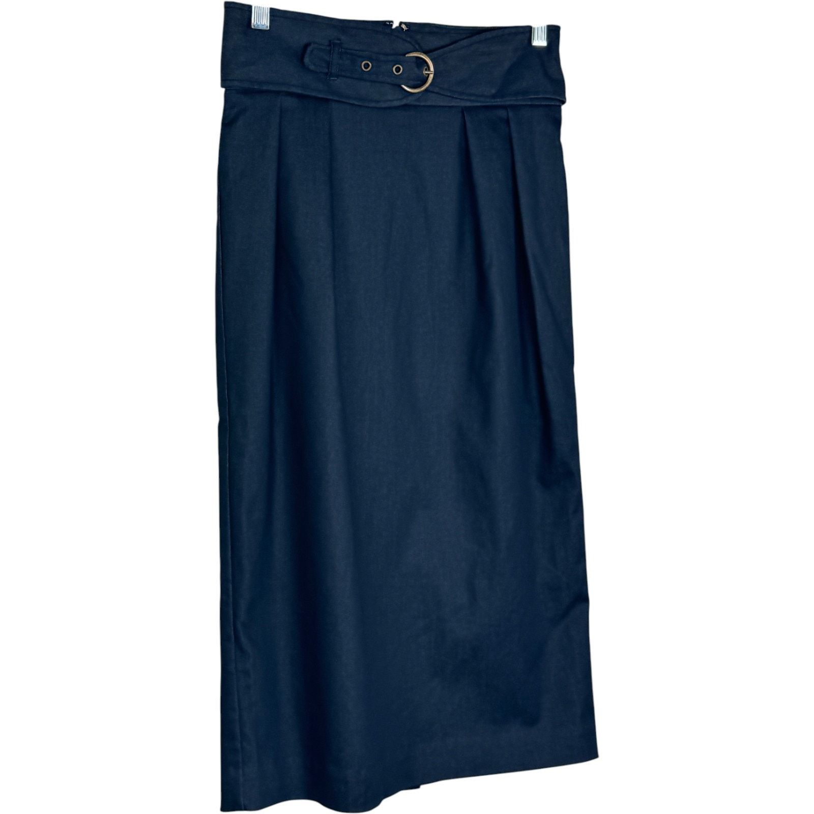 Worthington Worthington Women’s Dark Wash Belted Pencil Skirt Size 4 Size 27" / US 4 / IT 40 - 5 Thumbnail