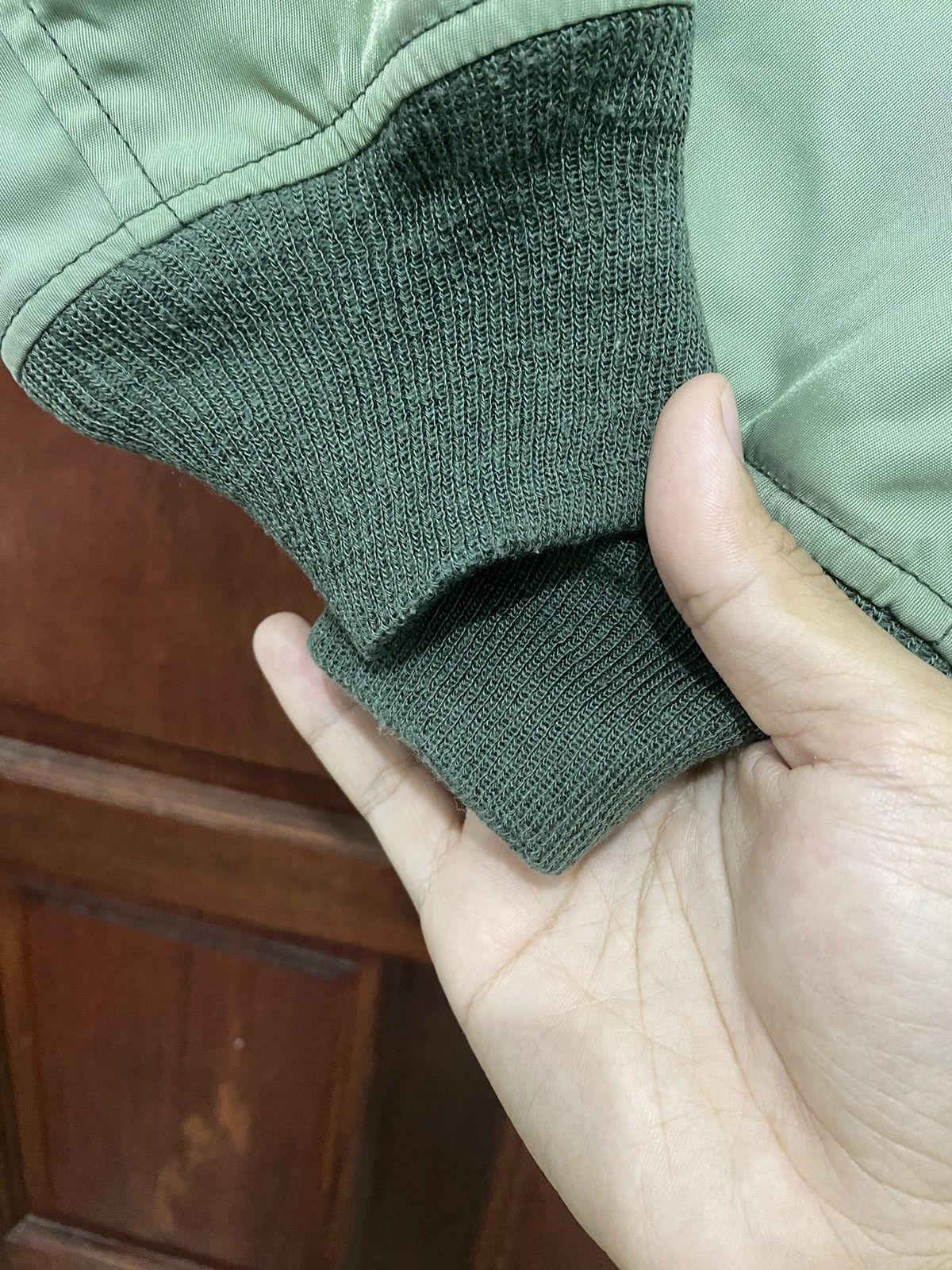 Evisu Rare Vintage 90s Evis Ma-1 Olive Green Bomber Jacket Size US S / EU 44-46 / 1 - 9 Thumbnail