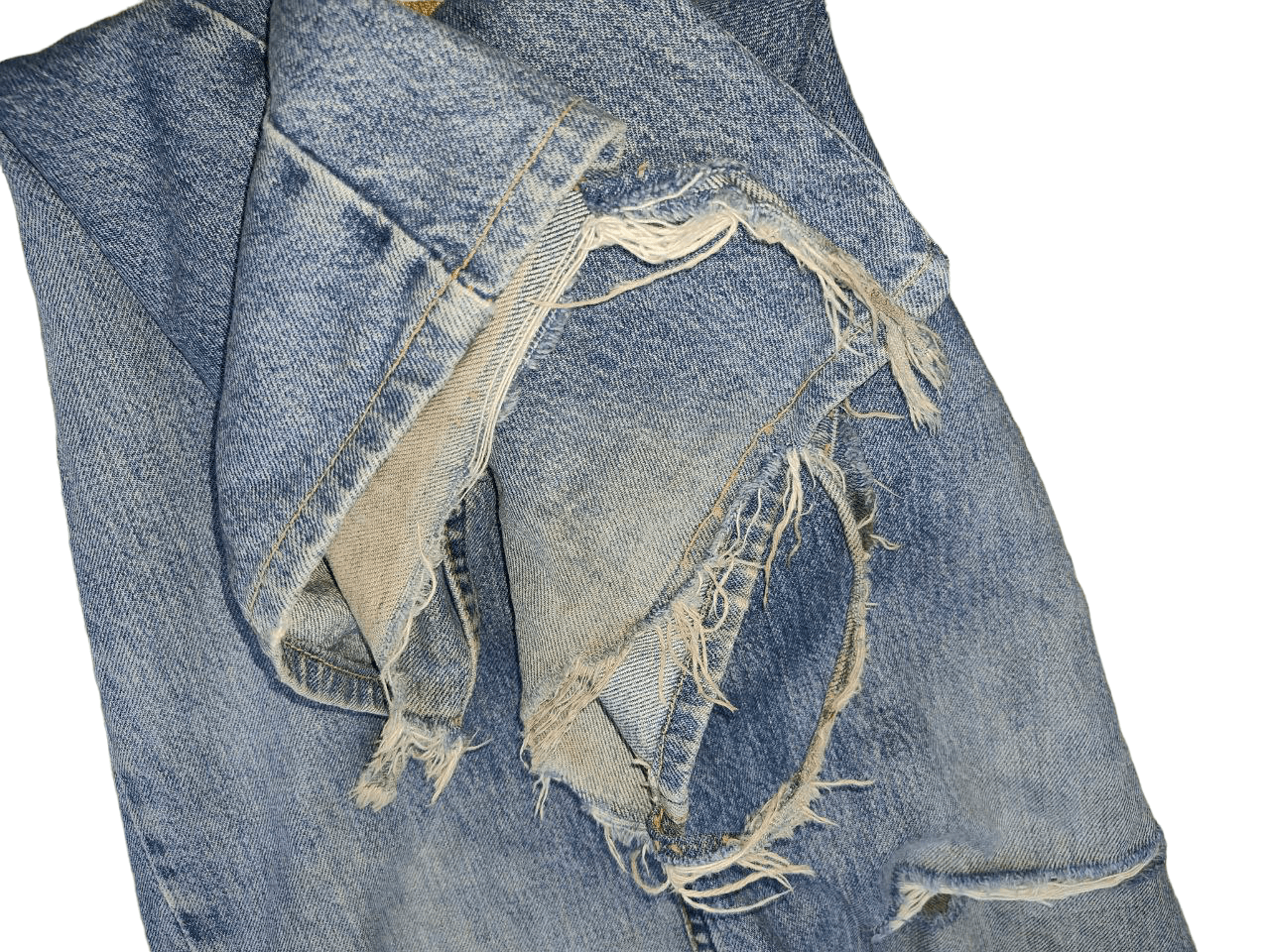 Levi's 80s Vintage Levis 519 Distressed Denim Size US 35 - 4 Thumbnail