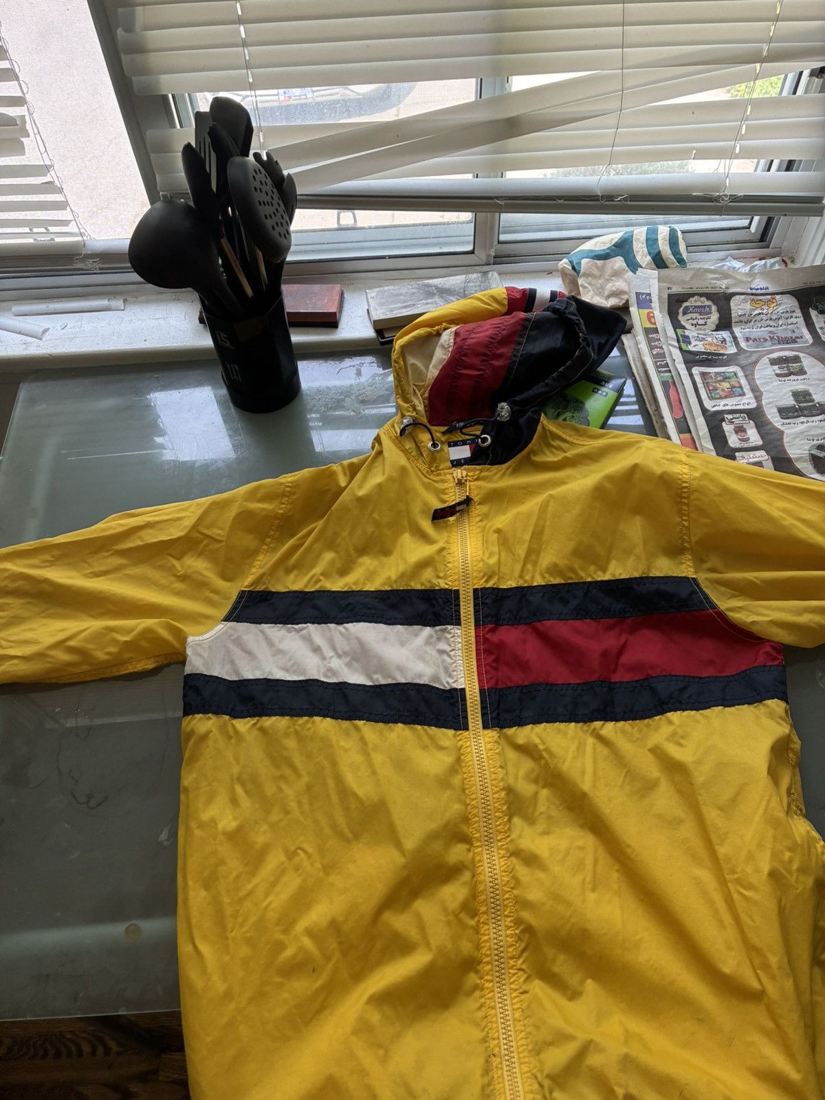 Tommy Hilfiger Tommy Hilfiger Sailing Anorak Jacket - Yellow Flag Pullover Size US L / EU 52-54 / 3 - 1 Thumbnail
