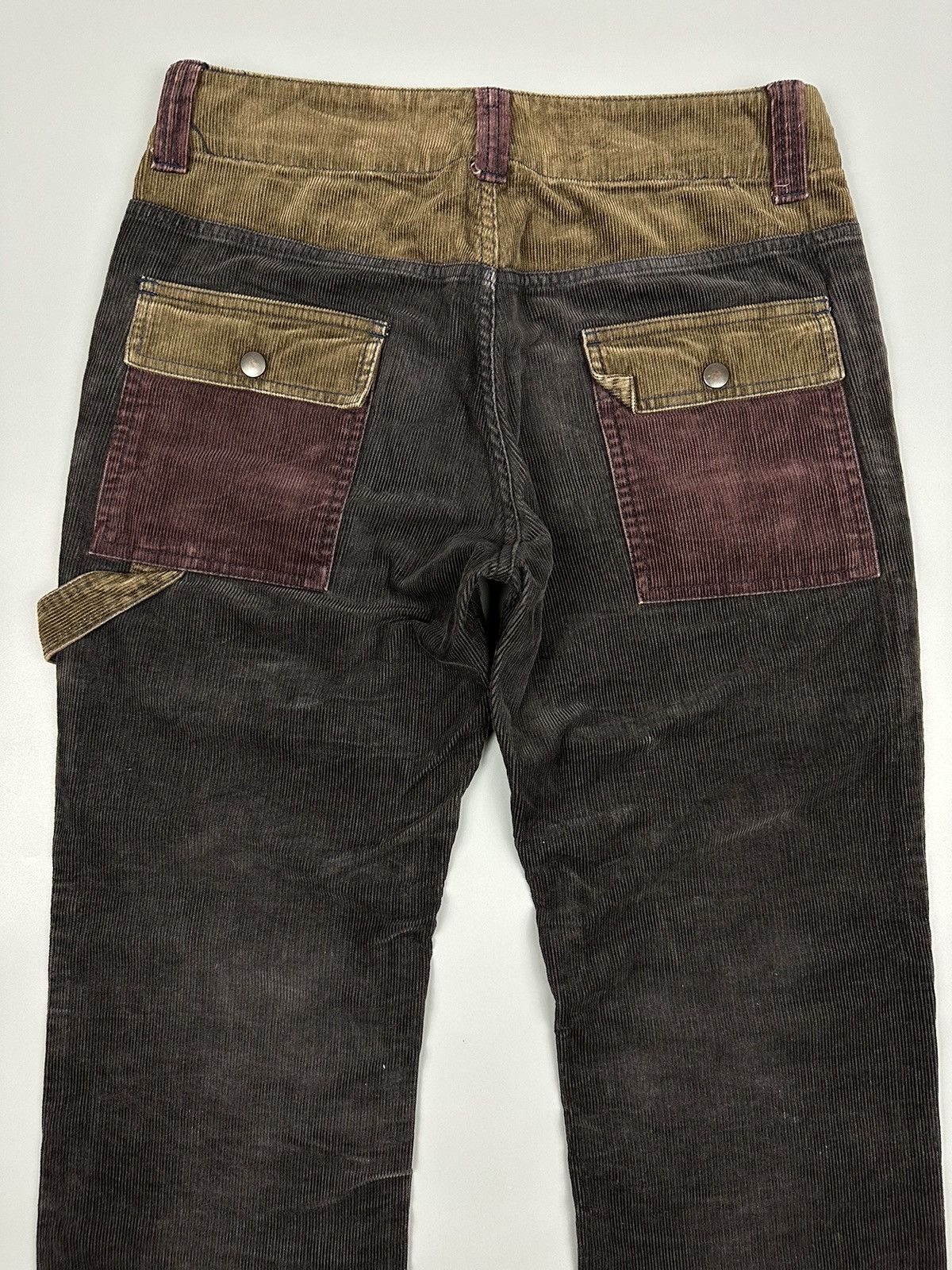 If Six Was Nine × Japanese Brand Vintage Studio Oribe Multi Colour Curdoroy Bush Pants Size US 30 / EU 46 - 6 Thumbnail