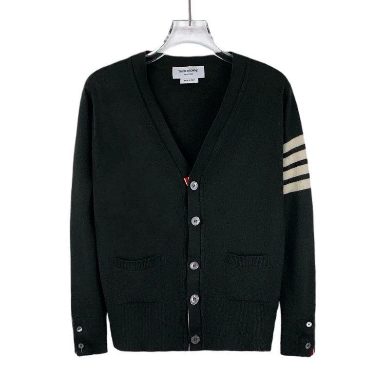 Thom Browne Thom Browne size1 Long sleeve knit cardigan Size US S / EU 44-46 / 1 - 1 Thumbnail