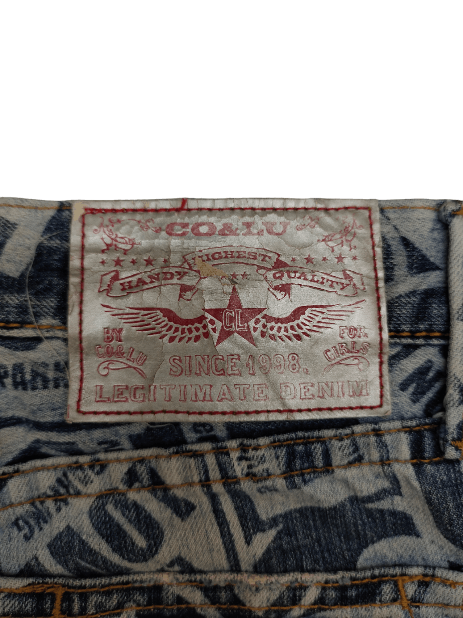 If Six Was Nine CO&LU Fullprint Design Denim Pants Julius Style Size US 28 / EU 44 - 11 Thumbnail