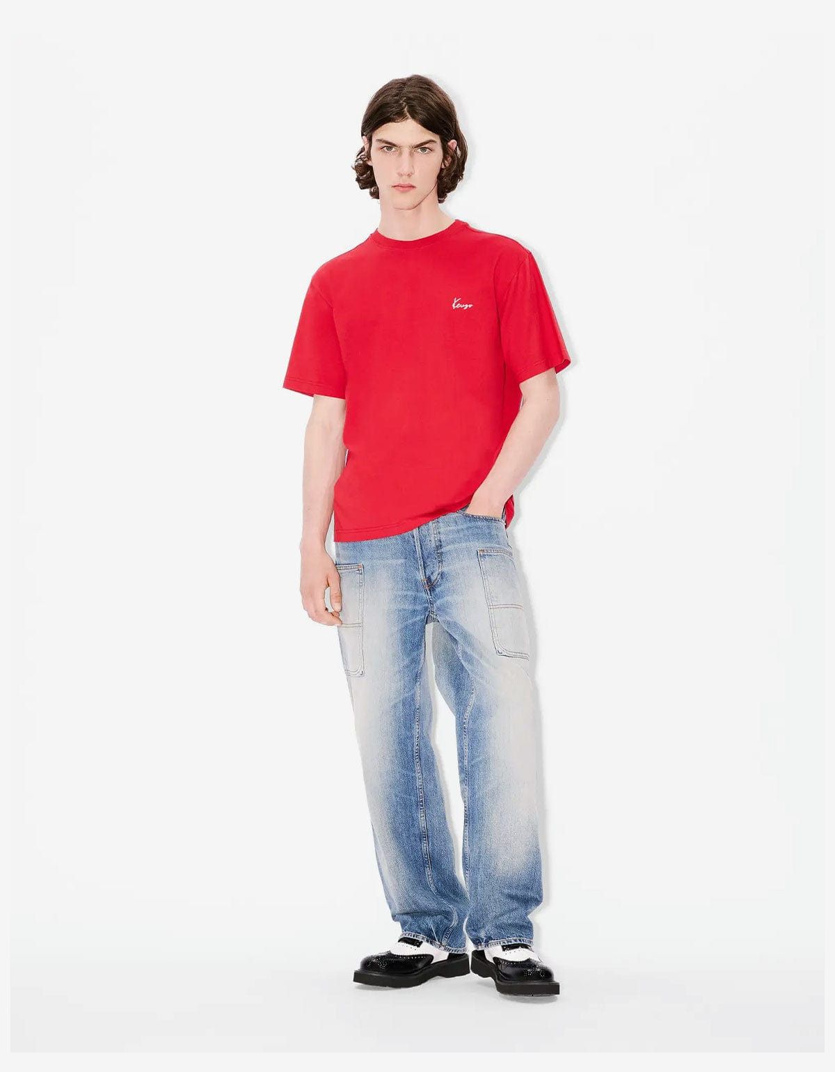 Kenzo Kenzo Archive Bouquet Red T-Shirt Size US XL / EU 56 / 4 - 5 Thumbnail