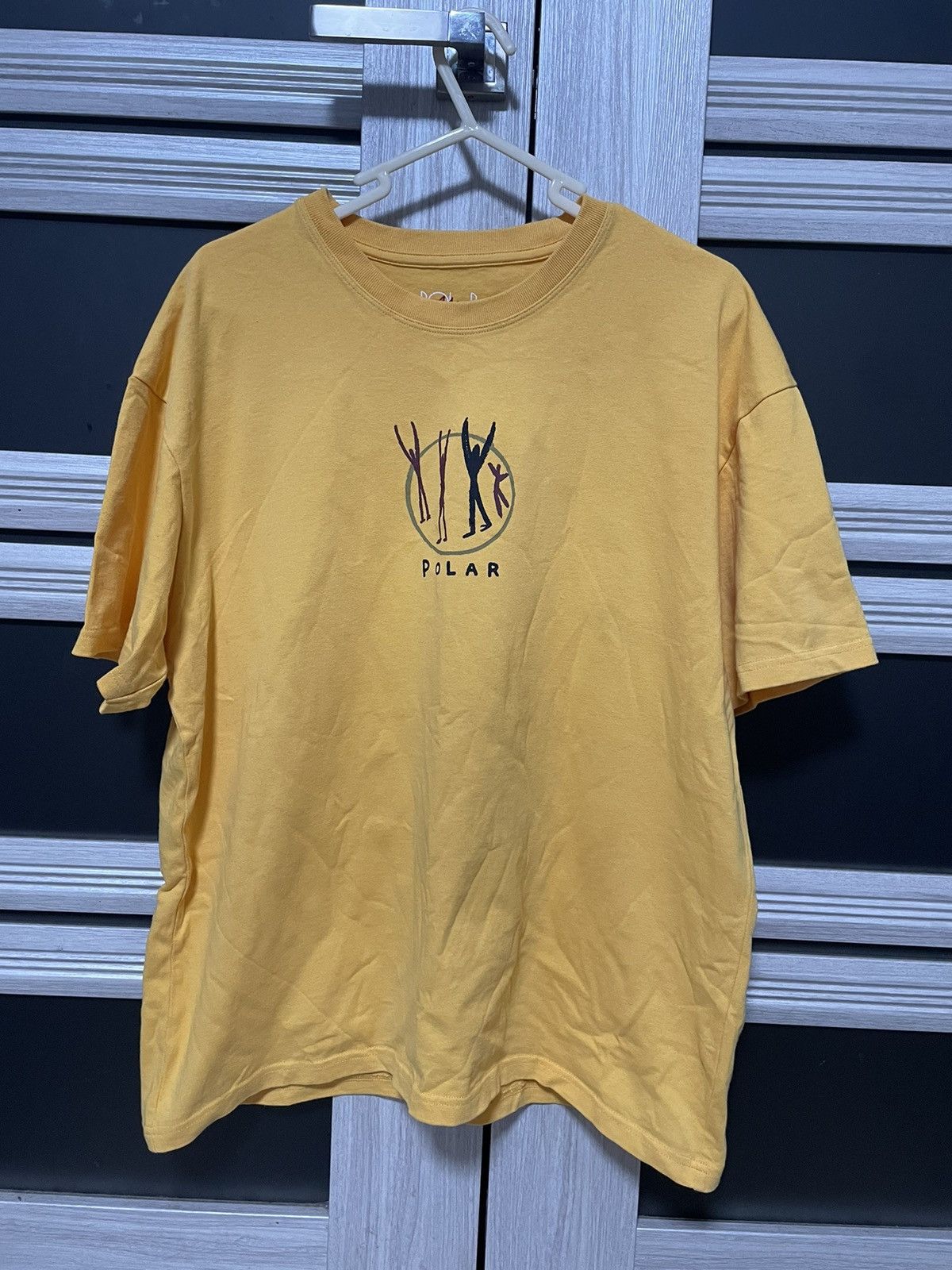 Polar Skate Co. Polar Gang T Shirt SK8 Skate Tee Y2K Yellow Size US L / EU 52-54 / 3 - 1 Thumbnail