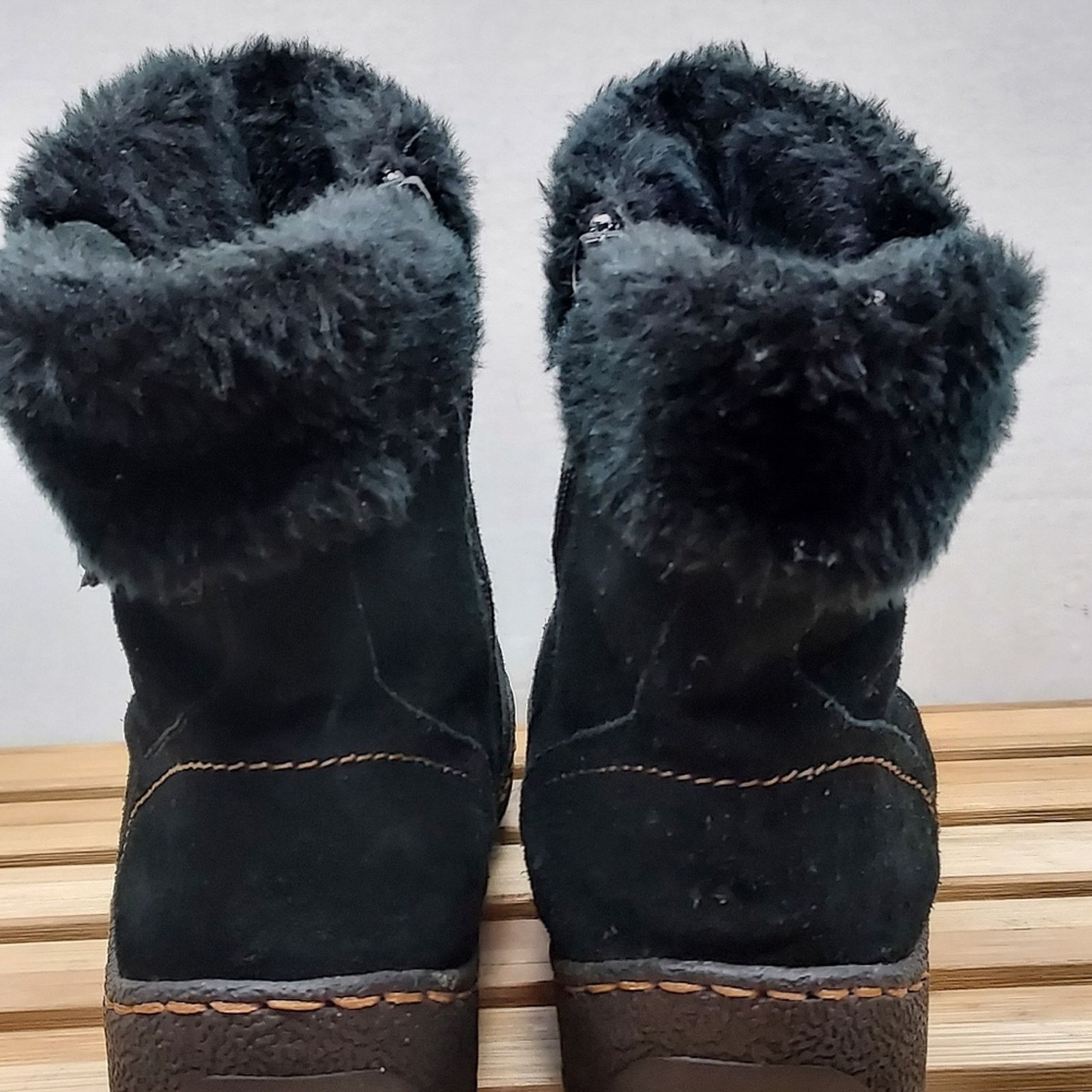 Other St.John's Bay Womens | Black Leather Ankle Zip Boots Size 9 Size US 9 / IT 39 - 7 Thumbnail