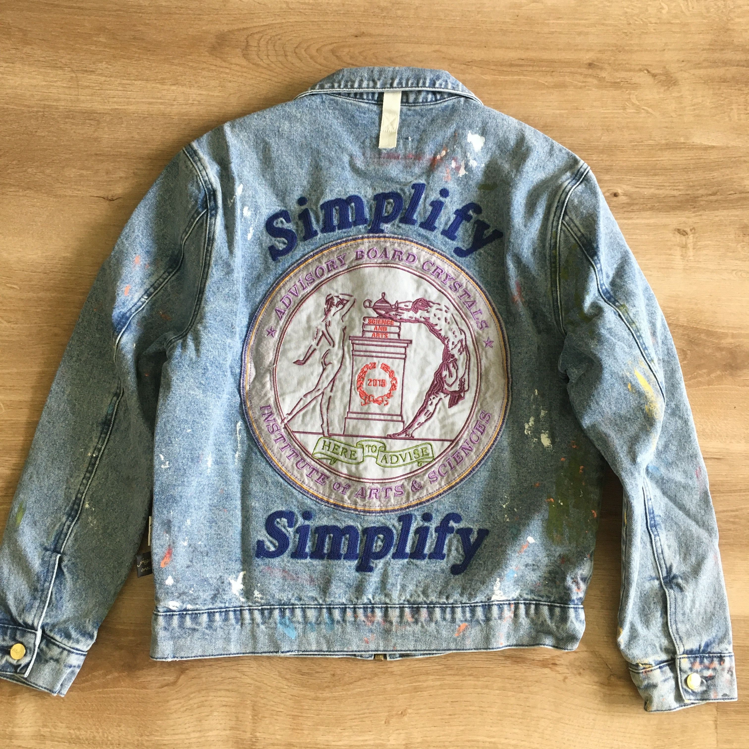 Advisory Board Crystals × Guess Abc. x Guess "Abc?" Painter's Denim Jacket Size US S / EU 44-46 / 1 - 8 Thumbnail