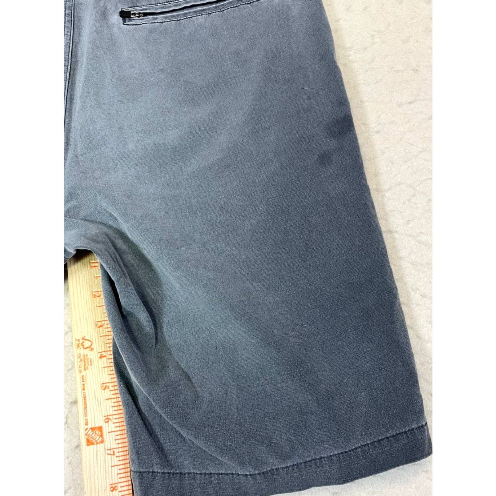 O'Neill O’Neill Mens Golf Chino Gray Hybrid Shorts Flat Front Size 32 Regular Polyester Viscose Pockets Casual Travel Size US 32 / EU 48 - 3 Thumbnail