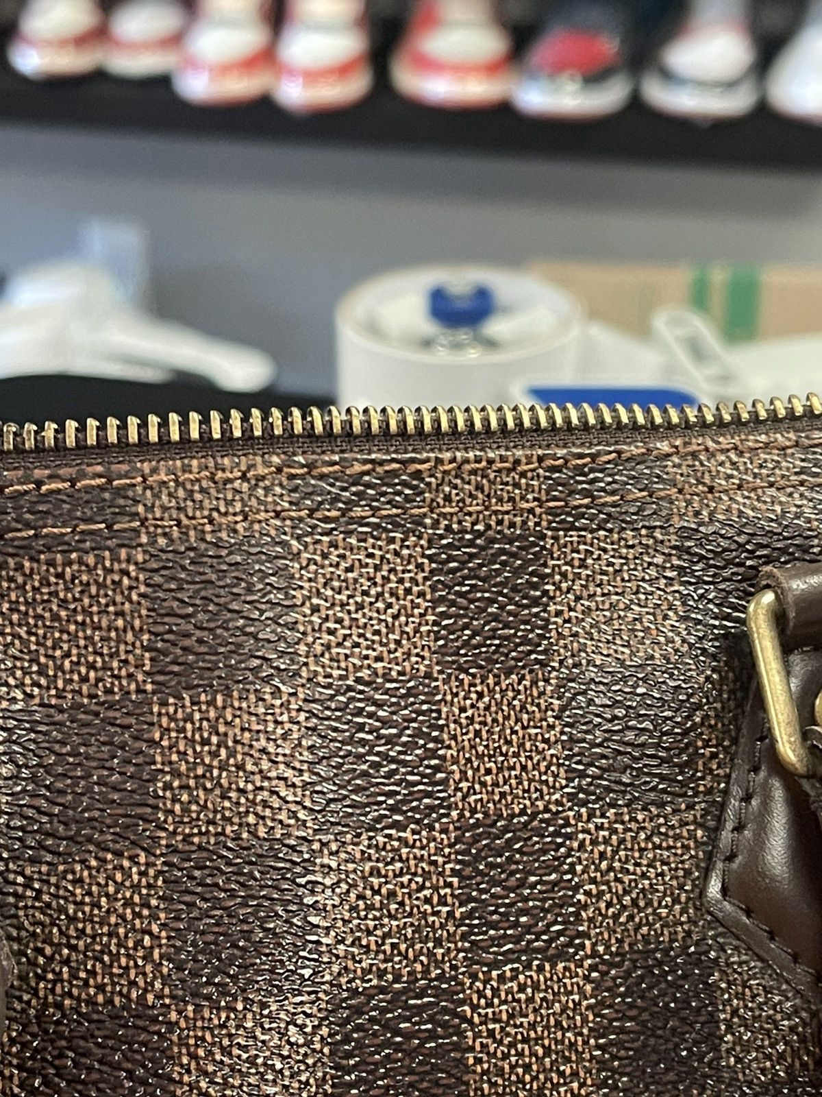 Louis Vuitton Louis Vuitton Speedy Duffle 35 Brown Canvas Damier Ebene Size ONE SIZE - 17 Thumbnail