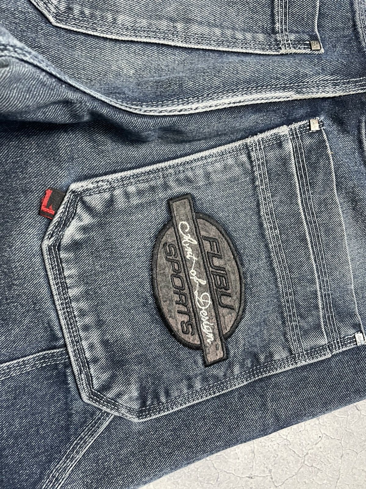Fubu Vintage Fubu Cargo Rap Baggy Jeans Denim Нуре Rare Size M Size US 32 / EU 48 - 11 Thumbnail