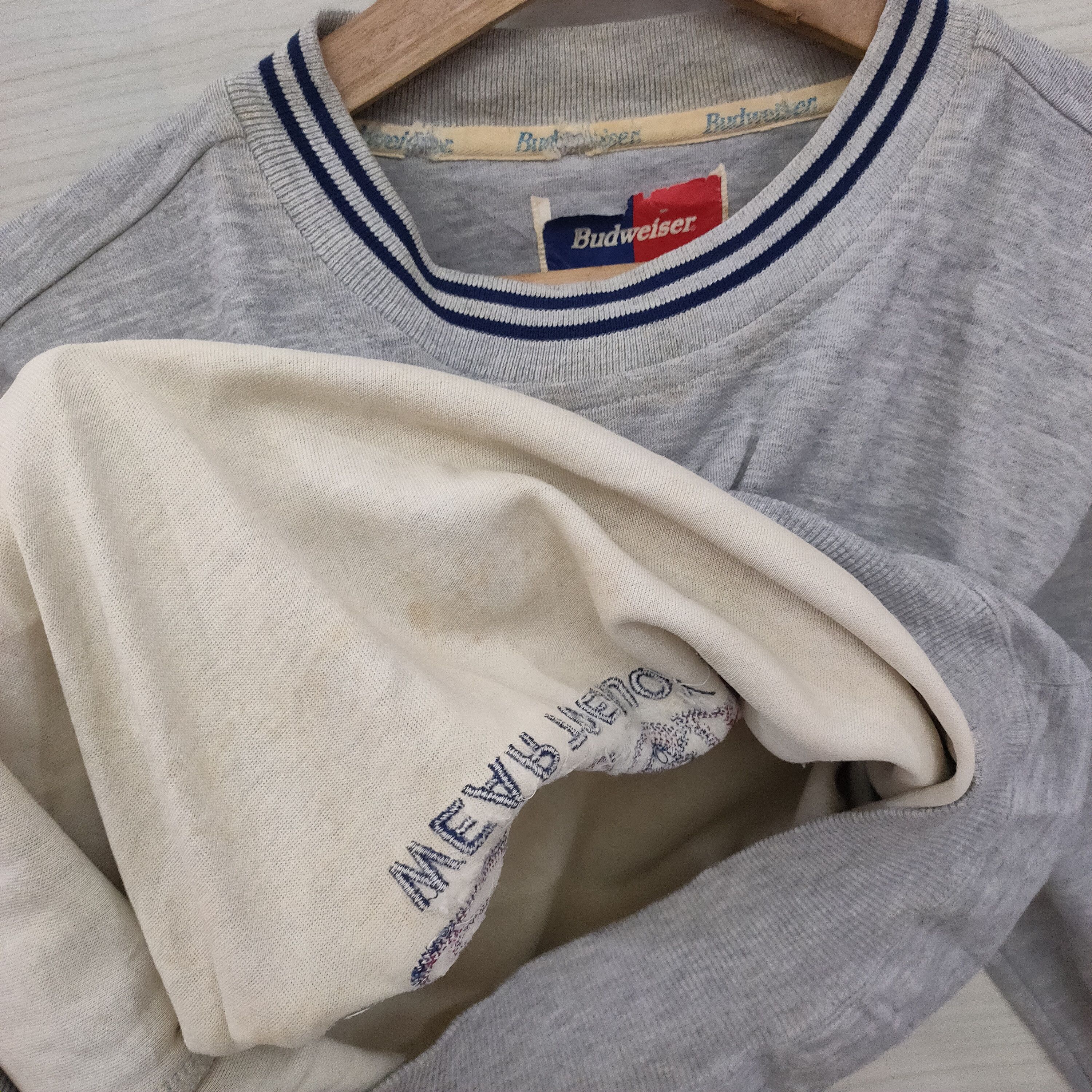 Budweiser × Vintage 80s Budweiser Sweatshirt Size US M / EU 48-50 / 2 - 6 Thumbnail