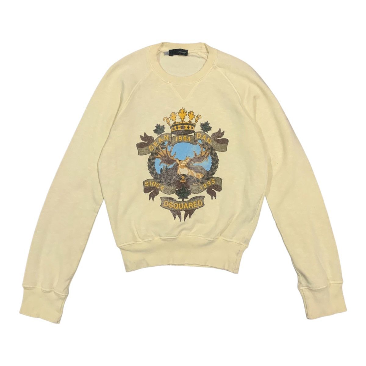 Dsquared2 Dsquared2 Dean & Dan Crest Logo Crewneck Sweatshirt Size US S / EU 44-46 / 1 - 1 Thumbnail