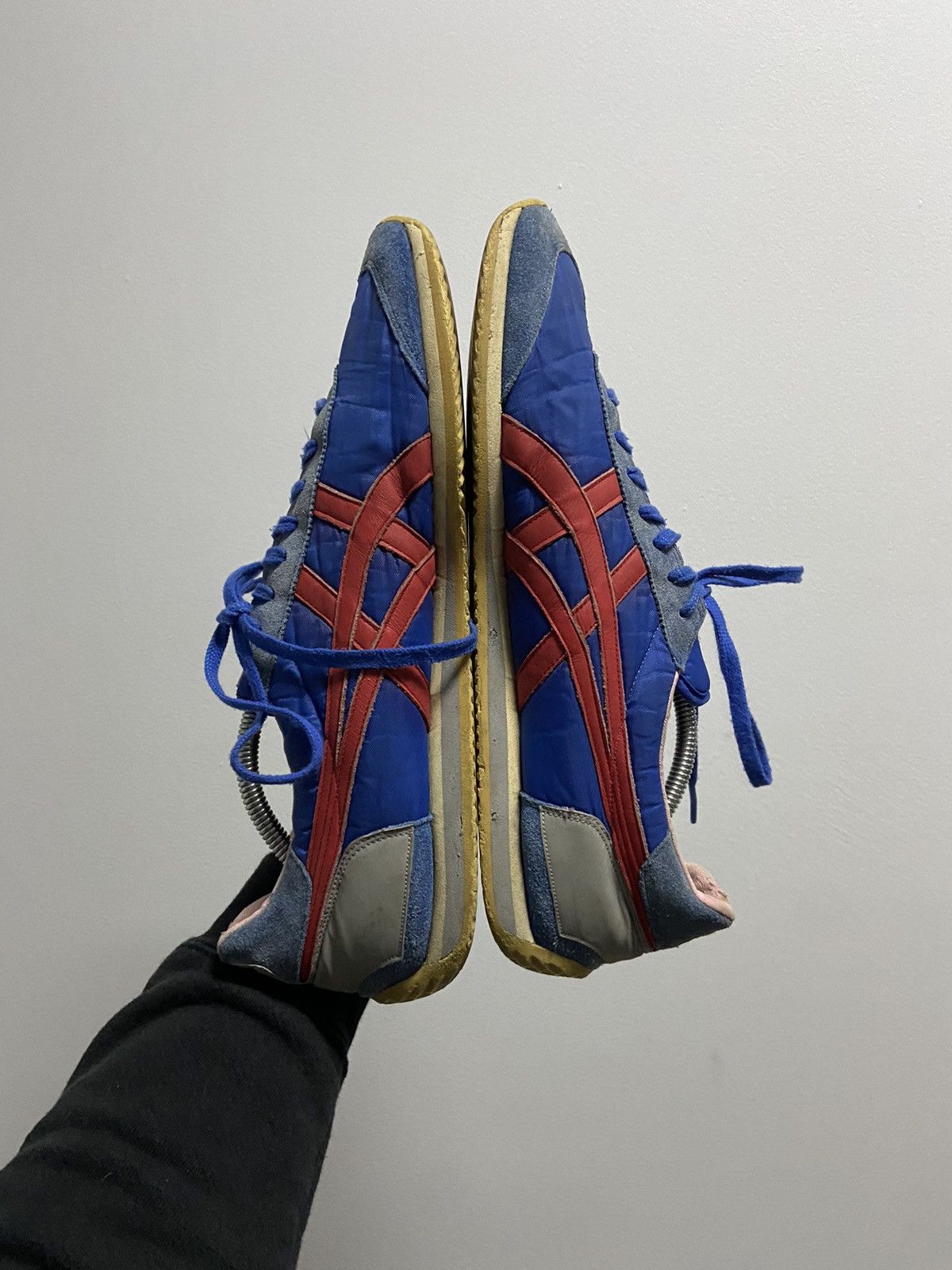 Asics × Vintage Asics Onitsuka Tiger Vintage Sneakers Low Top stripe Size US 12.5 / EU 45-46 - 6 Thumbnail