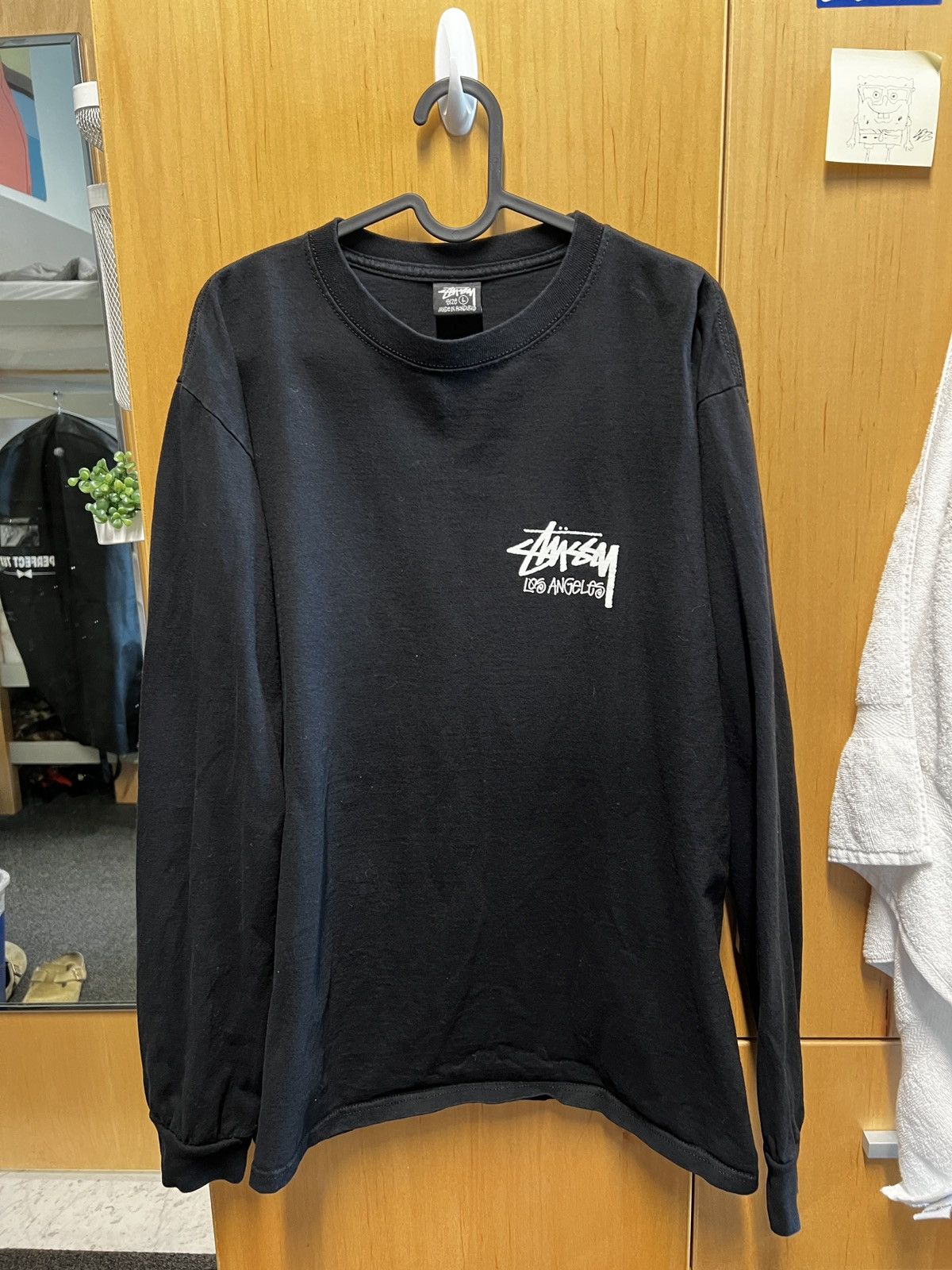 Stussy Large black stussy Los Angeles long sleeve tee Size US L / EU 52-54 / 3 - 1 Thumbnail