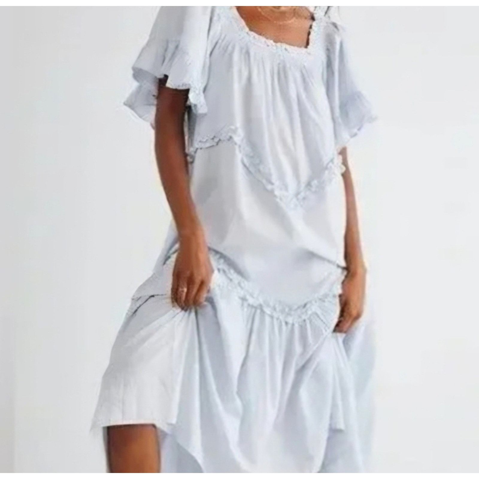 Free People FREE PEOPLE Women’s Endless Summer Harriet Ruffle Dress L Size L / US 10 / IT 46 - 1 Thumbnail