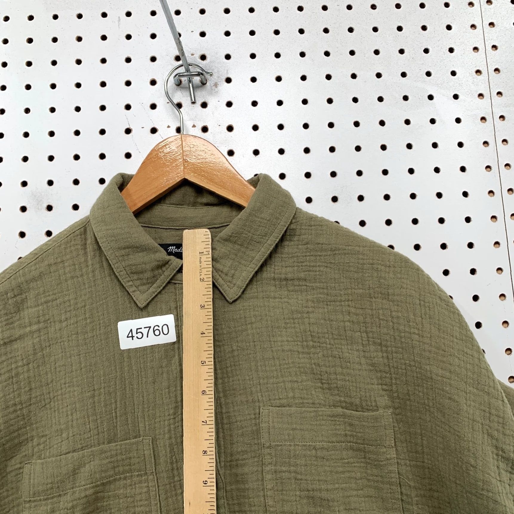 Madewell Madewell Button Top Womens Small Green Lightspun Beachside Shirt Soft Shirt Size S / US 4 / IT 40 - 6 Thumbnail