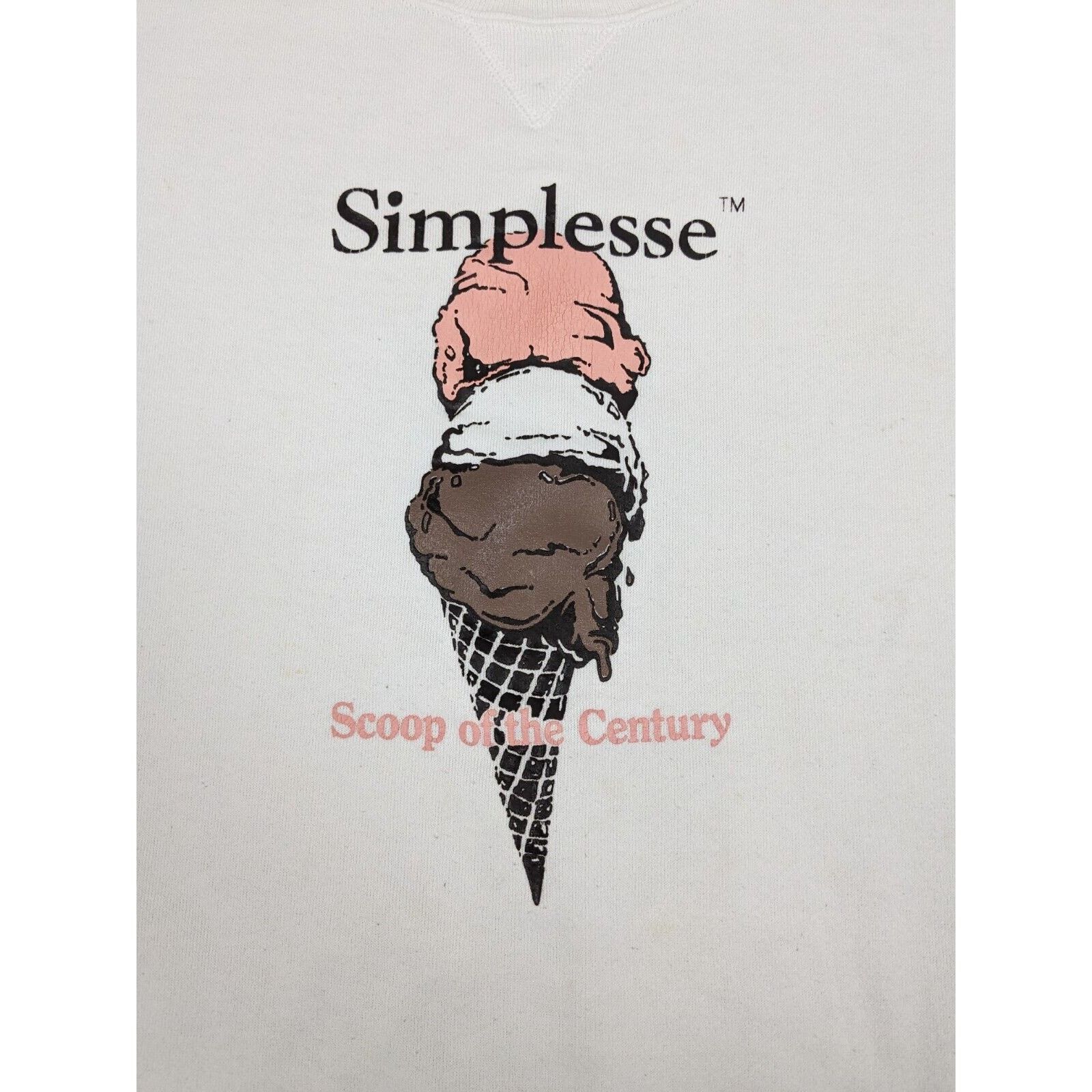 Russell Athletic Vtg Simplesse Sweatshirt Womens XL Diet Food Ice Cream Size XL / US 12-14 / IT 48-50 - 4 Thumbnail