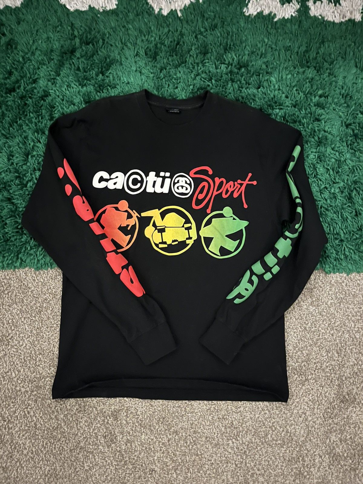 Stussy Cactus Plant Flea Market Longsleeve T Shirt Medium