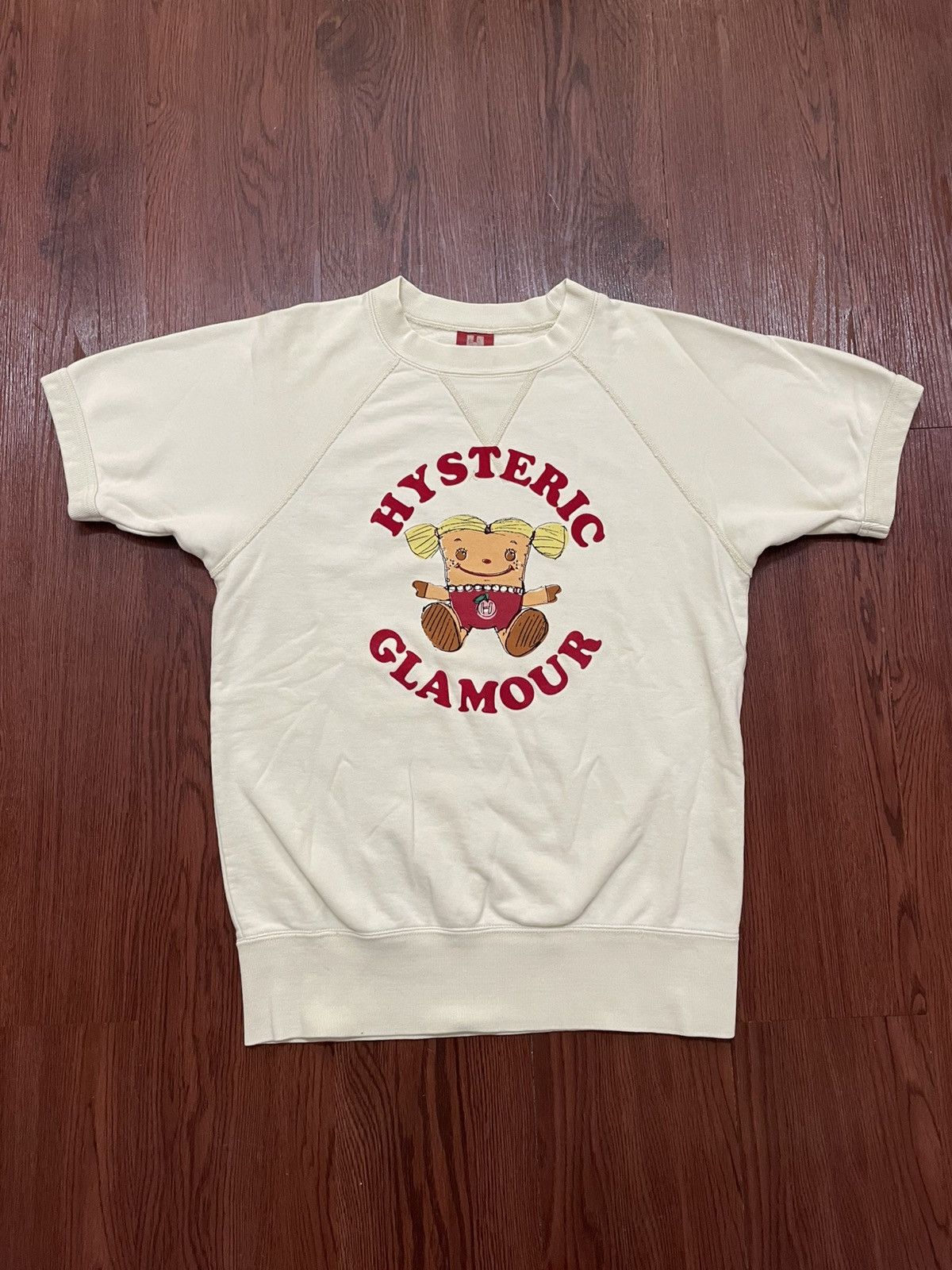 Hysteric Glamour Doll Logo Terry Cloth Ringer