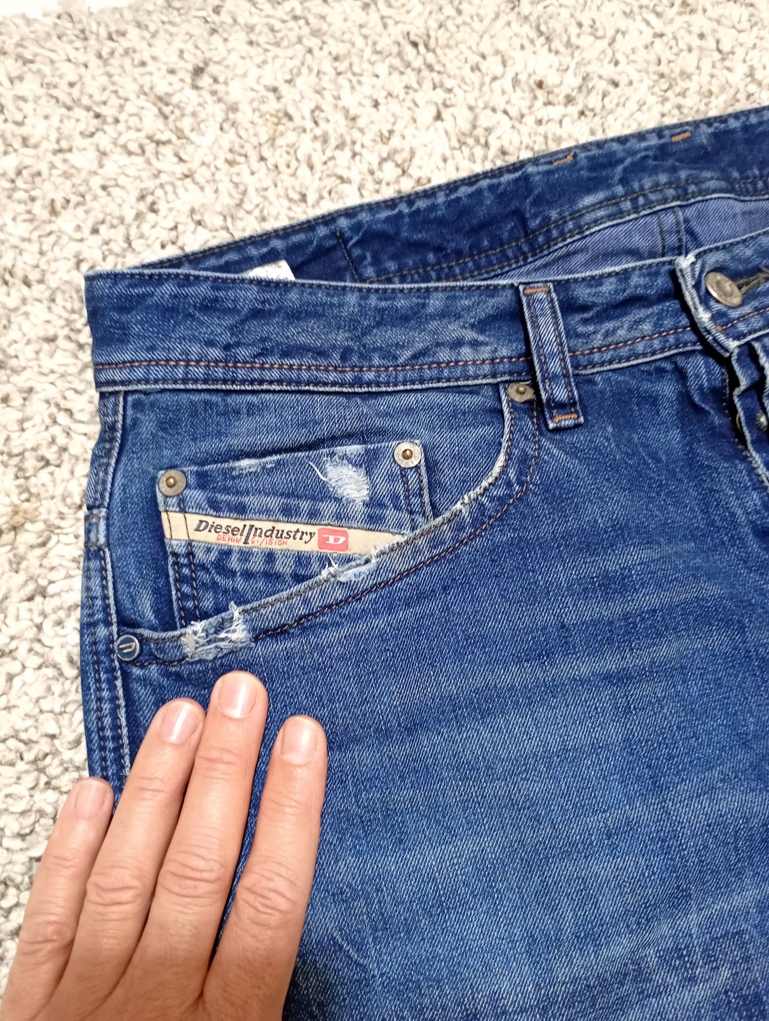 Diesel Diesel Bleu Eyecons 2011 Edition Distressed Vintage Pants Size US 32 / EU 48 - 3 Thumbnail