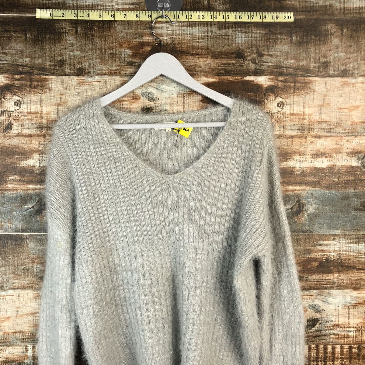 DL Ozoc Grey Mohair Knitwear #C369