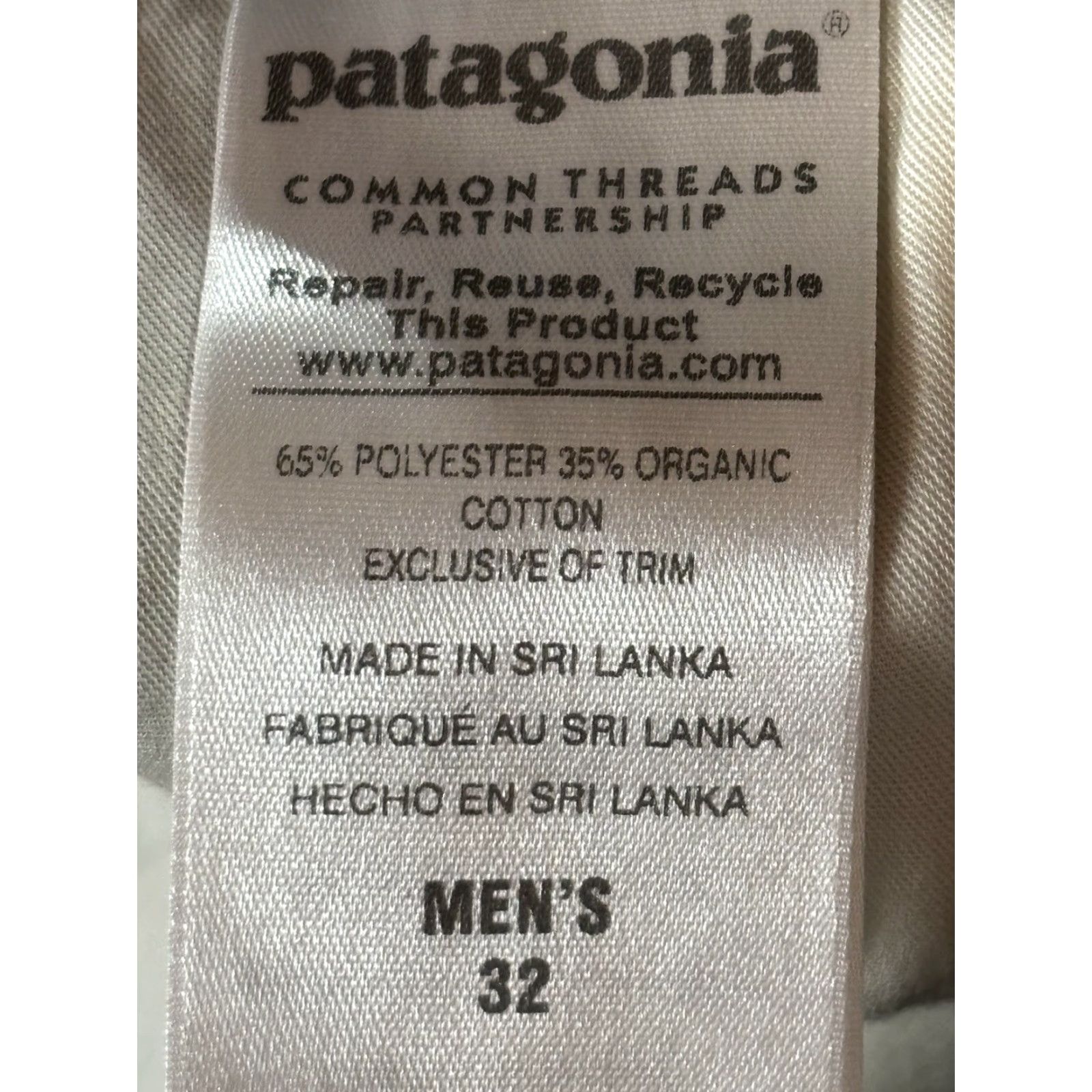 Patagonia Patagonia Mens Shorts Seersucker Poly Organic Cotton Blend Stripe Size 32 Size US 32 / EU 48 - 6 Thumbnail