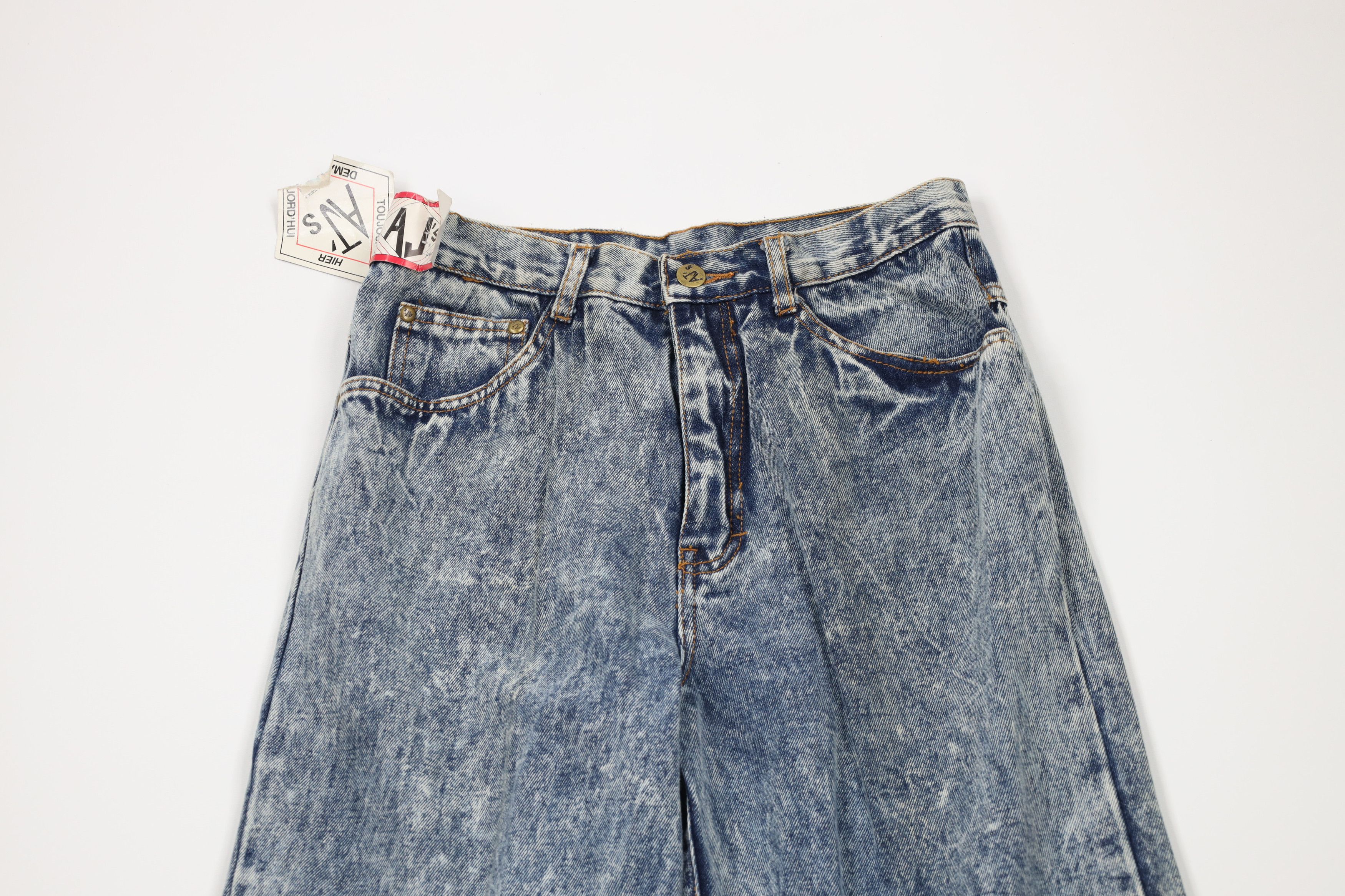 Vintage Deadstock Vintage 90s Streetwear Relaxed Tapered Leg Jeans Size 30" / US 8 / IT 44 - 2 Thumbnail