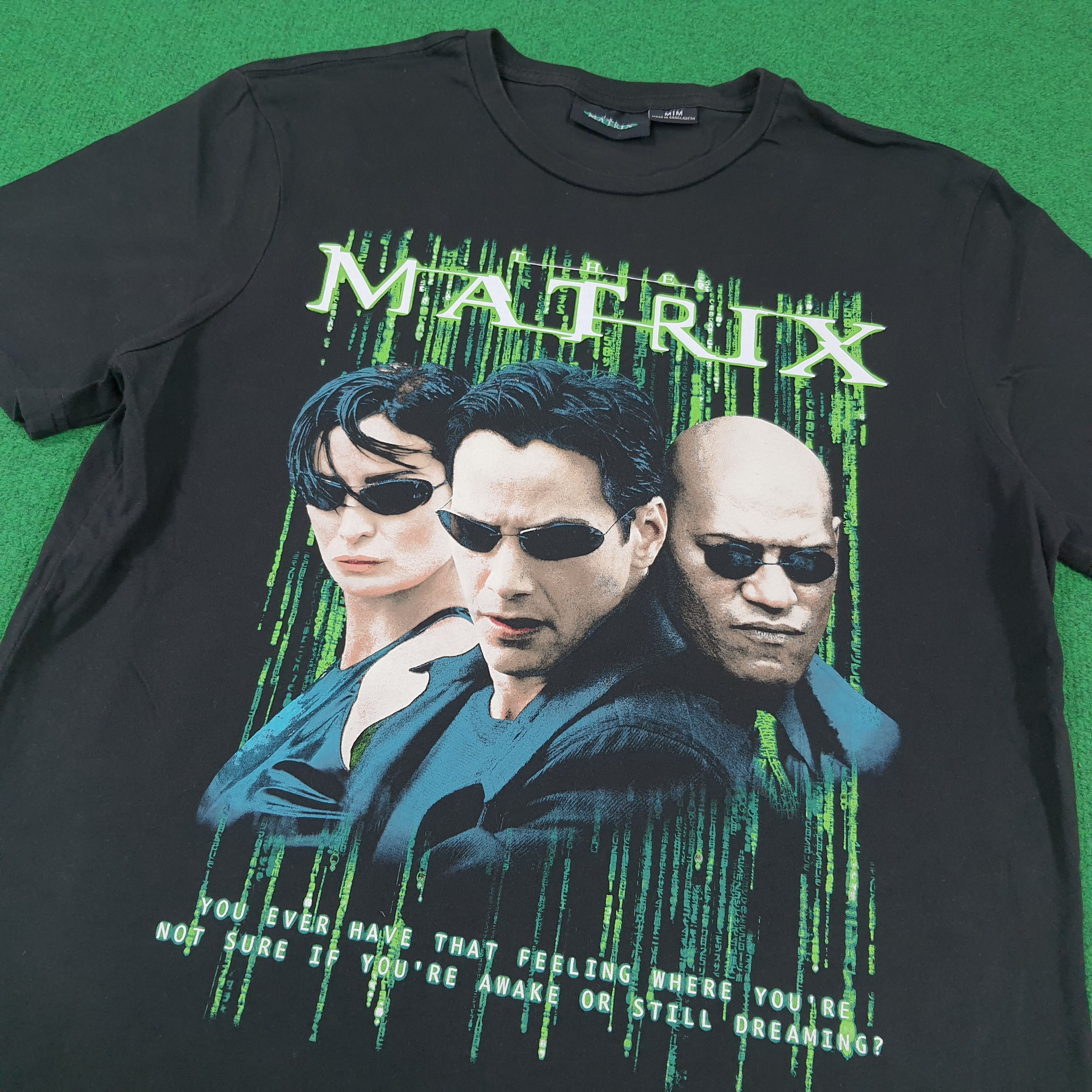 Warner Bros Vintage The Matrix Movie Graphic Promo Tshirt C285N39 Size US M / EU 48-50 / 2 - 2 Thumbnail