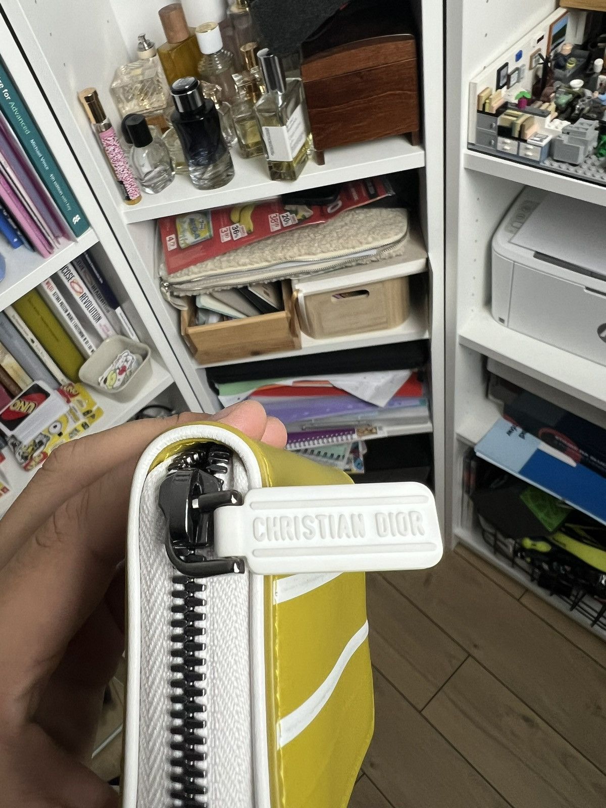 Designer × Dior Christian Dior big logo leather wallet designer luxury rare Size ONE SIZE - 4 Thumbnail