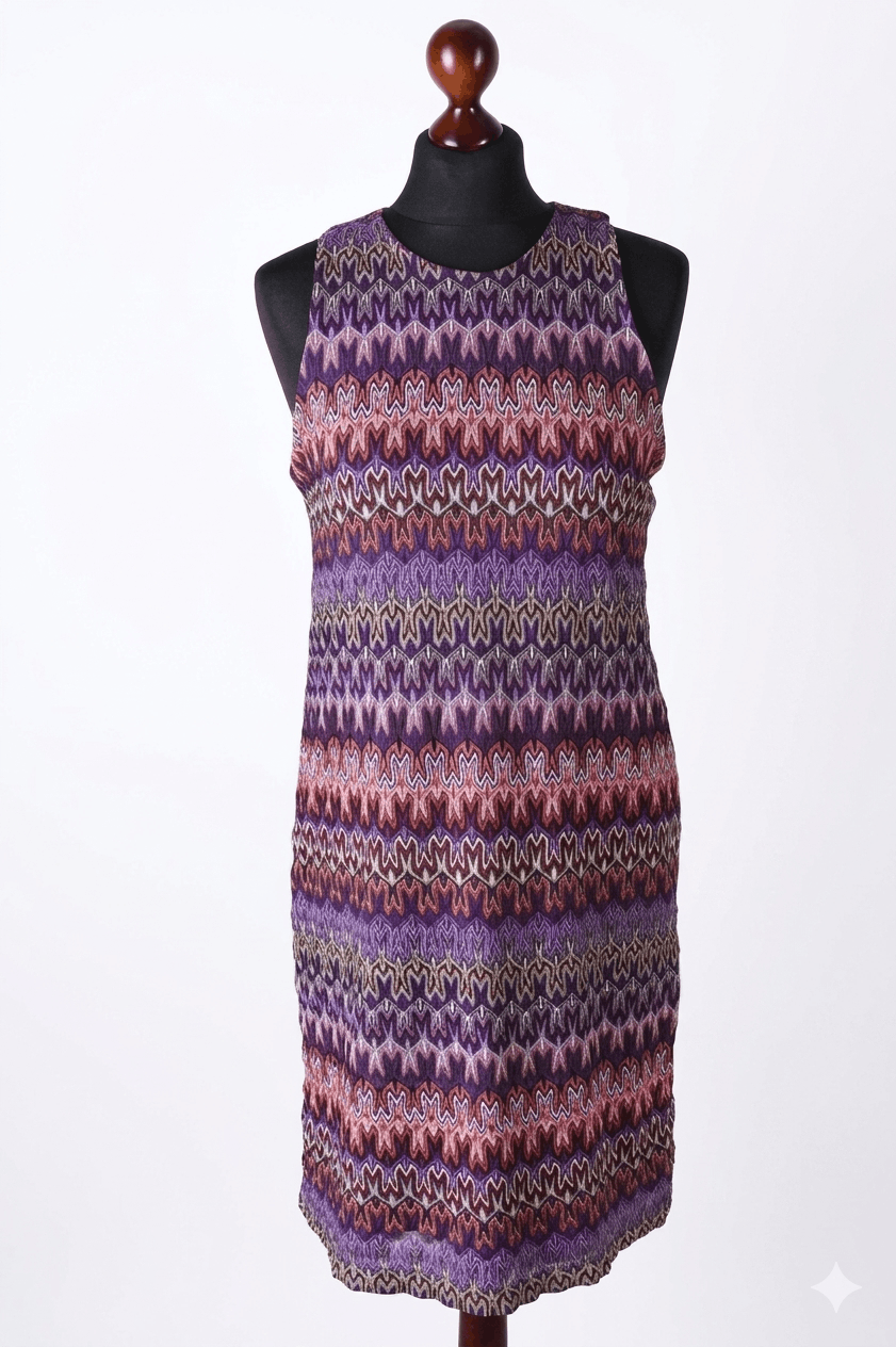 Missoni Women's MISSONI LINDEX Colorful Knit Sleeveless Dress Size M Size M / US 6-8 / IT 42-44 - 1 Thumbnail