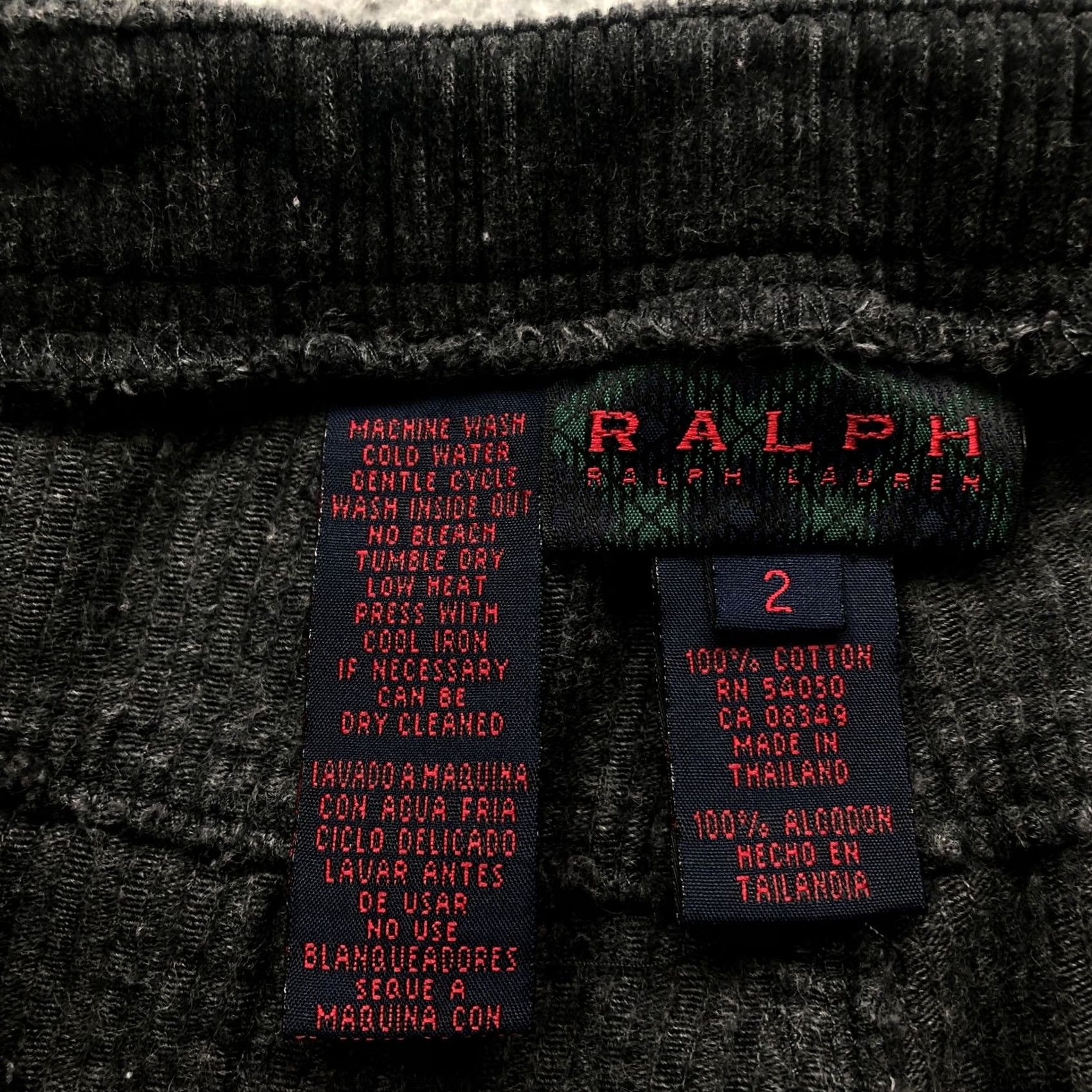 Ralph Lauren VINTAGE Ralph Lauren Corduroy Pants Womens 30x25 Black Flared Pockets Dress Pants Mens? Size 30" / US 8 / IT 44 - 3 Thumbnail