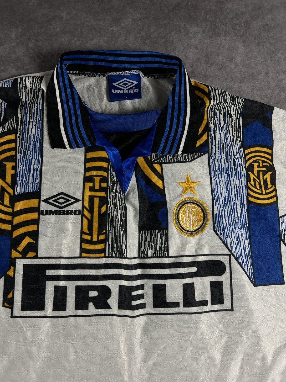 Umbro × Vintage Inter Milan 97/98 away #10 Ronaldo Size US XL / EU 56 / 4 - 3 Thumbnail