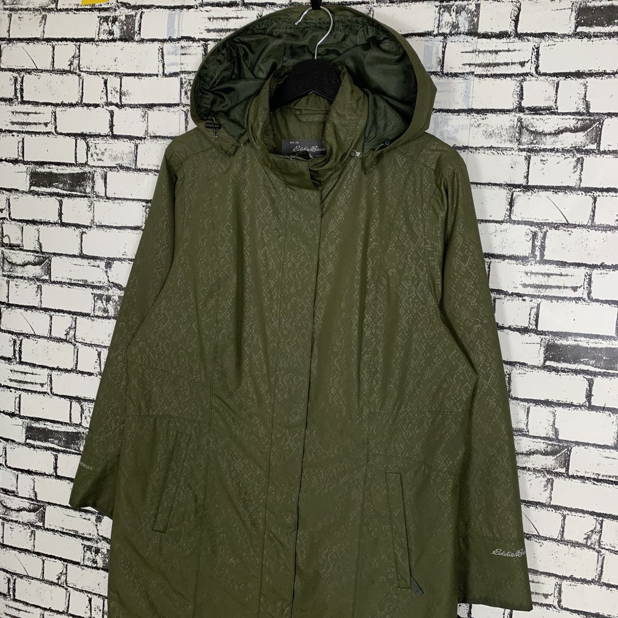 Designer × Eddie Bauer × Vintage .Women Green Parka Size XL / US 12-14 / IT 48-50 - 2 Thumbnail