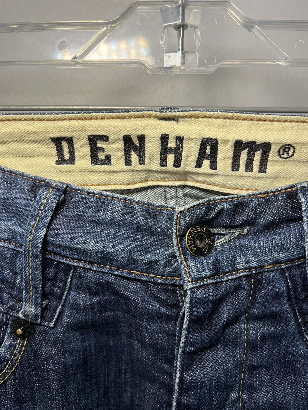 DENHAM Vintage Denham curved slim blue jeans Size US 29 - 11 Thumbnail