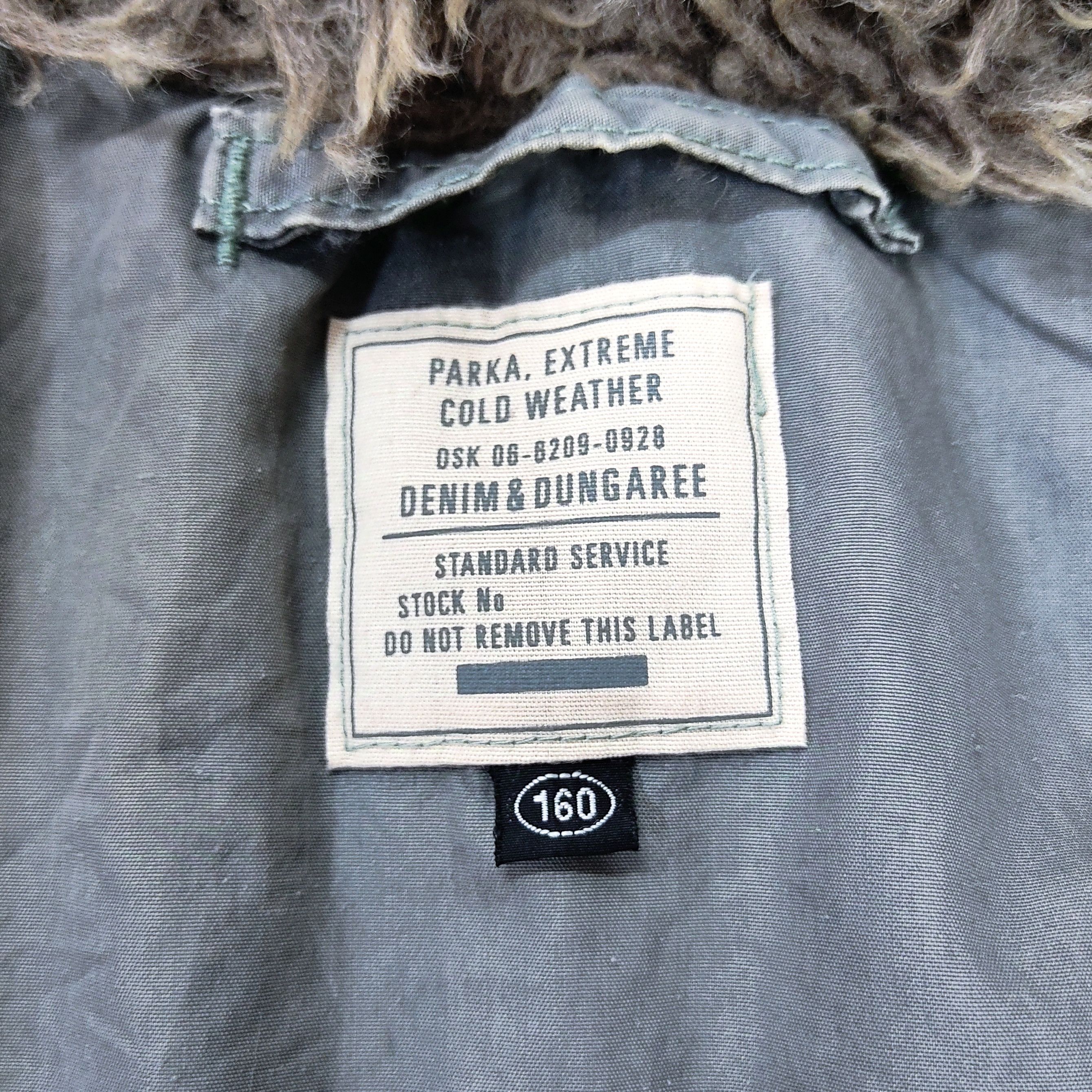 Japanese Brand DENIM & DUNGAREE Type N-3B Extreme Weather Parka Jacket Size US S / EU 44-46 / 1 - 10 Thumbnail