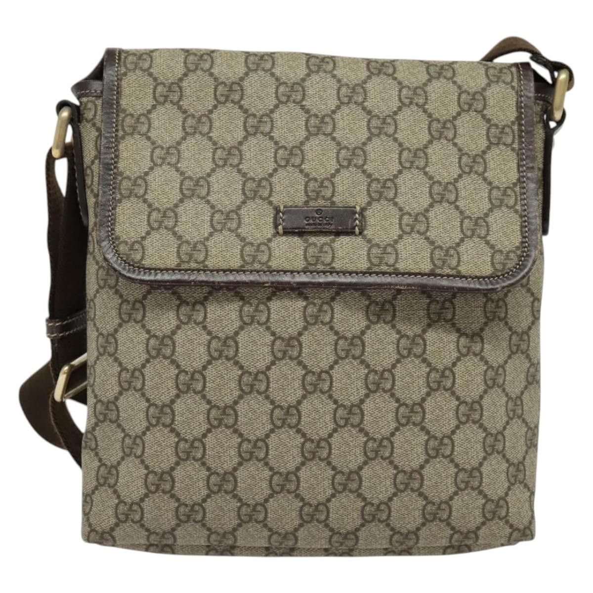 Gucci GUCCI GG Supreme Shoulder Bag Pvc Beige Silver Size ONE SIZE - 2 Thumbnail