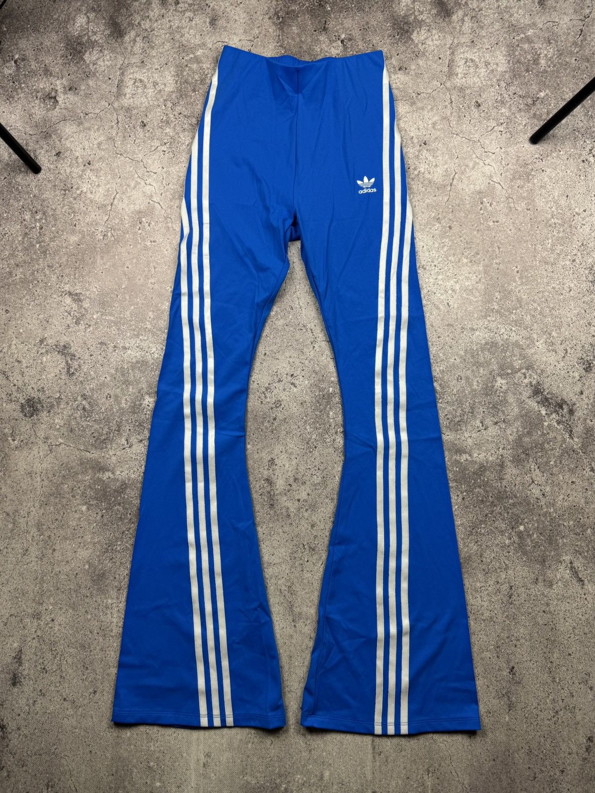 Adidas Crazy Vintage Adidas Flared Balenciaga Style Opium Pants XC Size 24" / US 00 / IT 34 - 1 Thumbnail