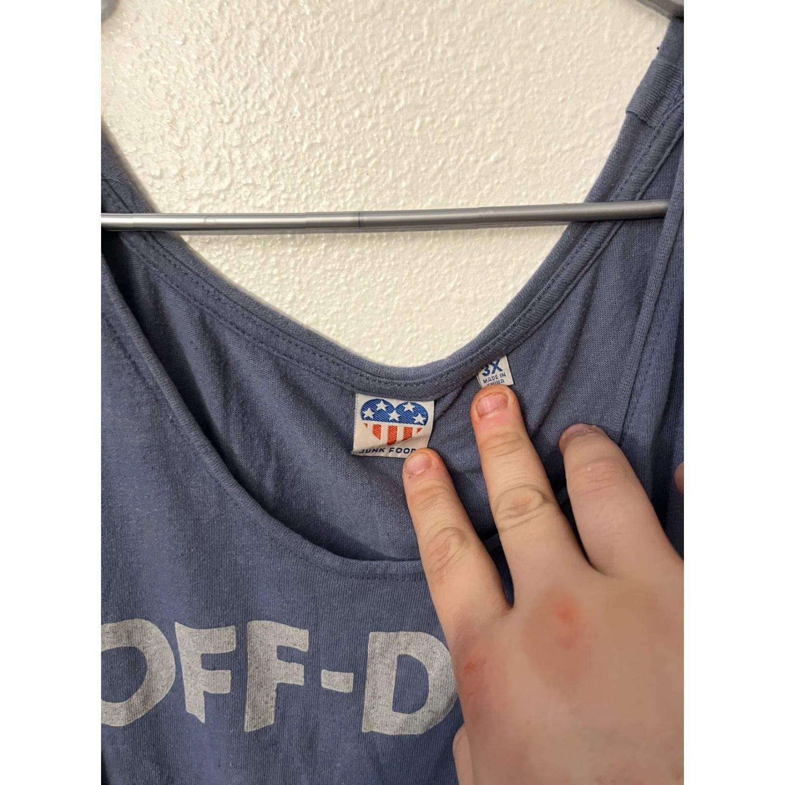 Junk Food VINTAGE Junk Food Tank Top Women Blue 3X Off Duty Wonder Women Shirts & Tops Ladies Plus Size Women Tank Size XXL / US 16-18 / IT 52-54 - 4 Thumbnail