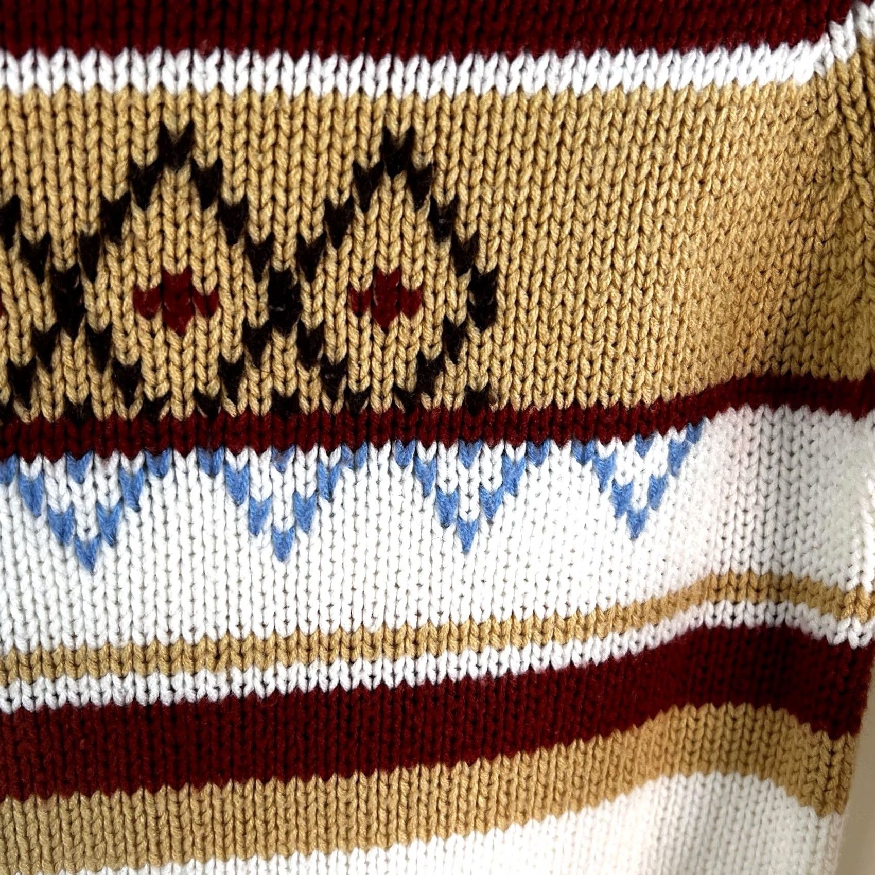 Vintage VINTAGE National Shirt Alpine Vintage Sweater Mens Size L White Acrylic Size US L / EU 52-54 / 3 - 2 Thumbnail