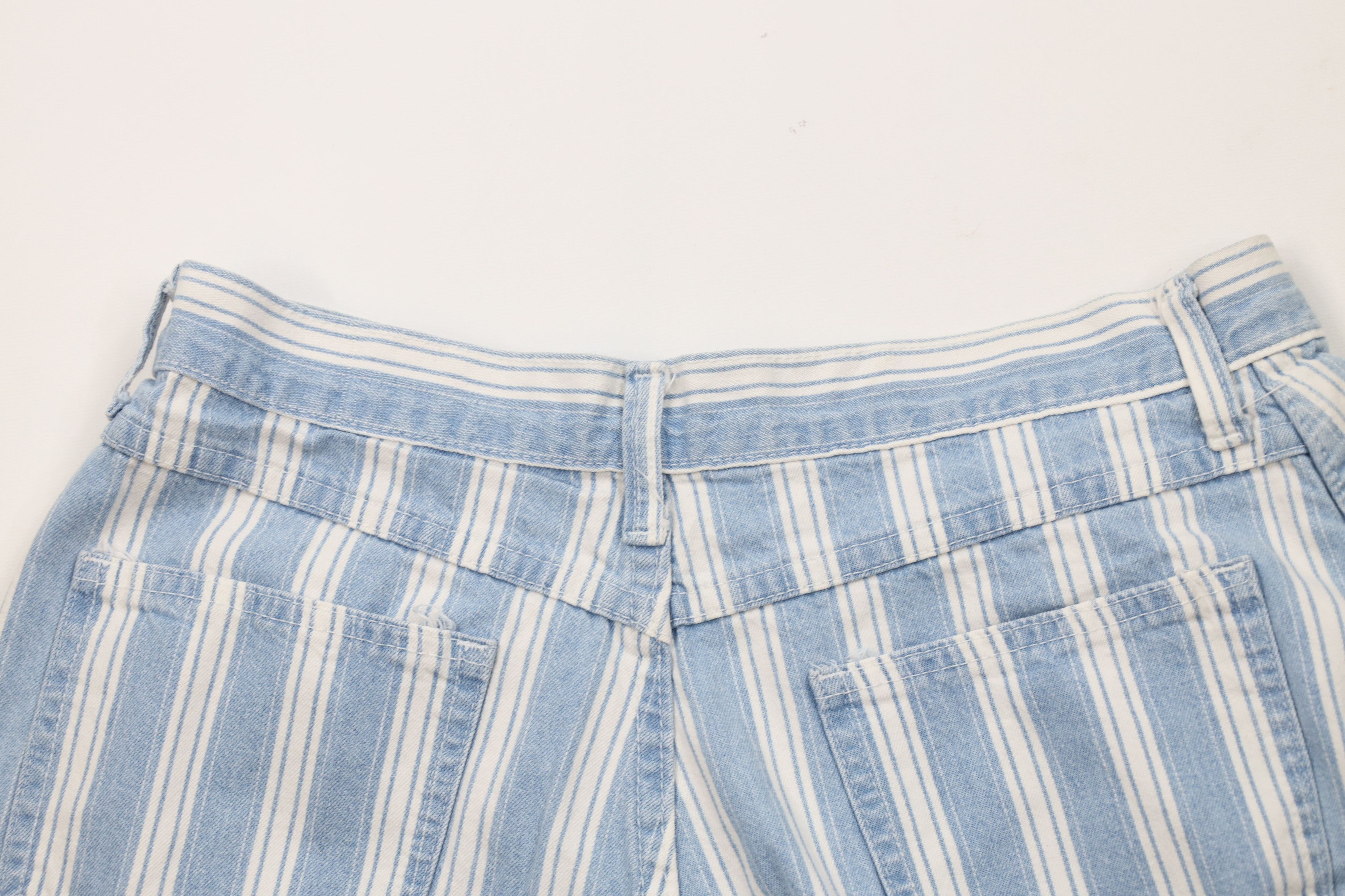 Vintage Vintage 90s Streetwear Block Baggy Denim Jean Shorts USA Size 38" / US 16 / IT 52 - 10 Thumbnail