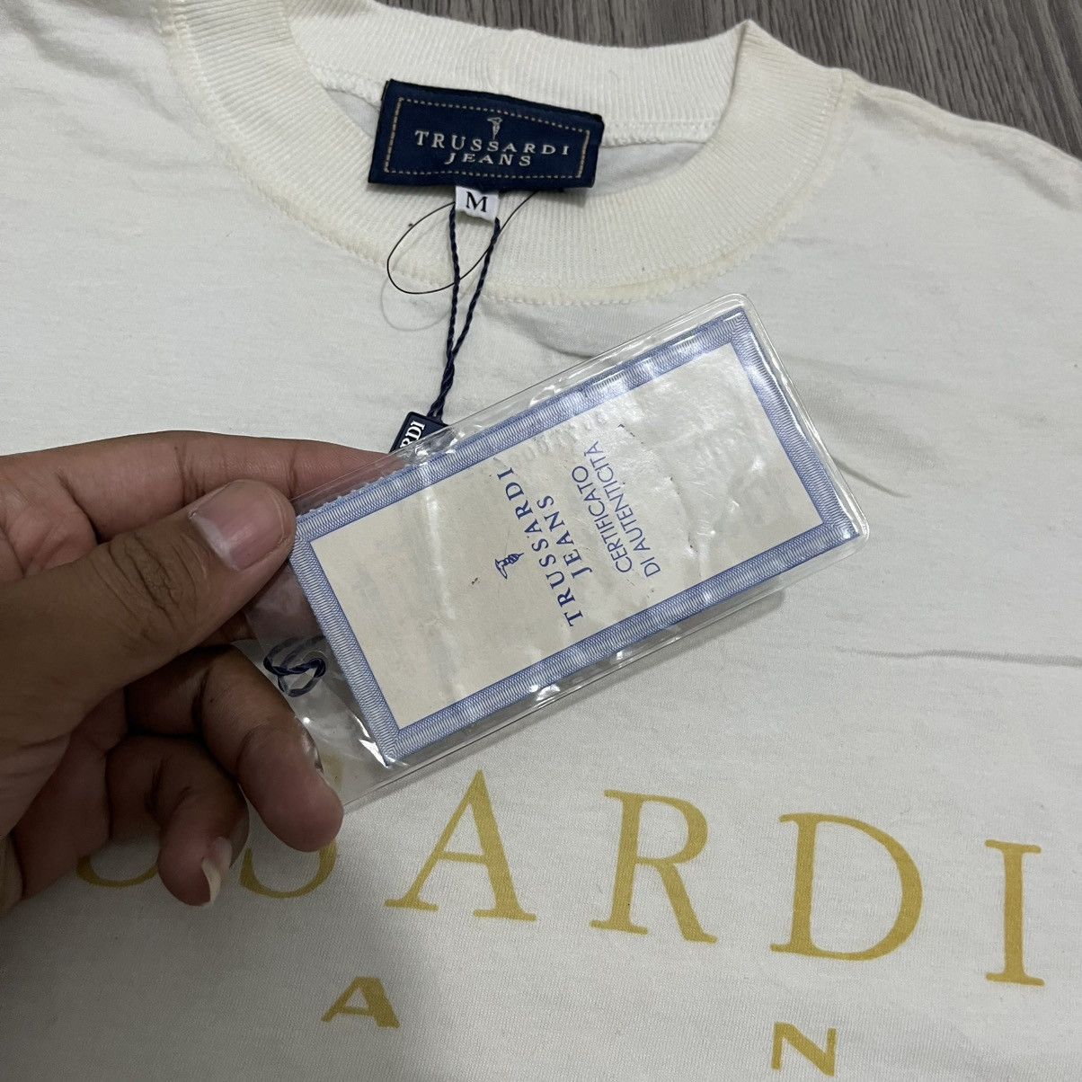 Trussardi DEAD STOCK Trussardi Jeans T-shirt Desginer Size US M / EU 48-50 / 2 - 3 Thumbnail