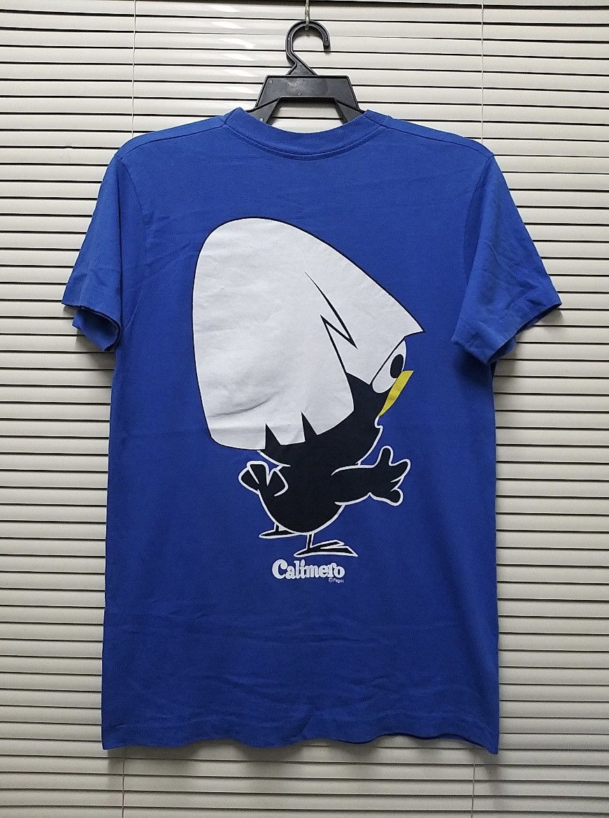 Anime VINTAGE 90s ANIME CALIMERO PAGOT POCKET T SHIRT Size US M / EU 48-50 / 2 - 1 Thumbnail