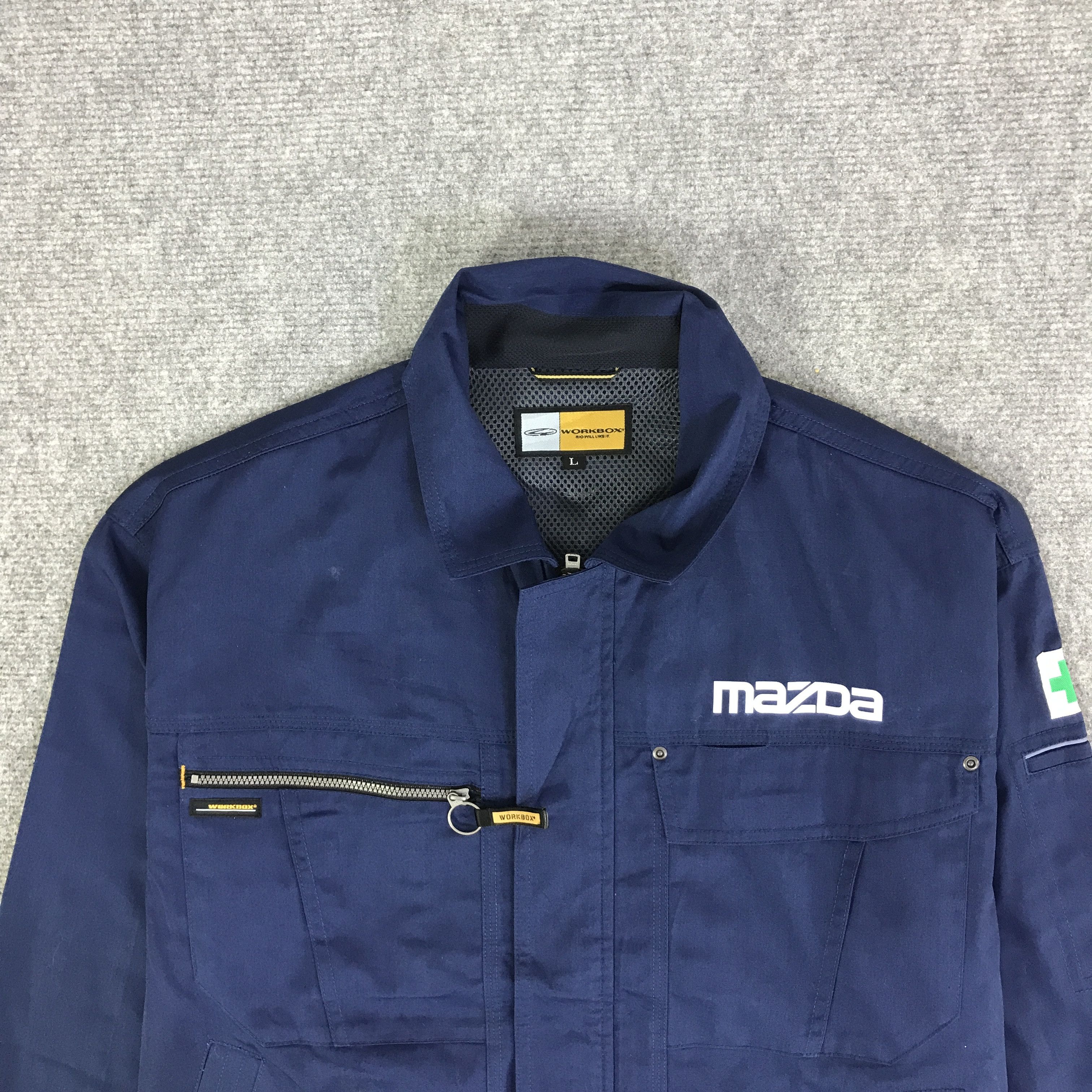 Japanese Brand MAZDA RACING SPORTS JAPAN CUSTOM WORK JACKET K107B5 Size US L / EU 52-54 / 3 - 3 Thumbnail
