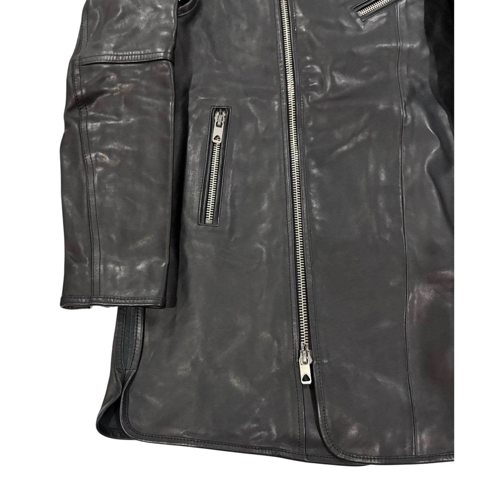 Diesel *R45 DIESEL Men's Leather Motorcycle Jacket Black Size 44 Size US S / EU 44-46 / 1 - 8 Thumbnail