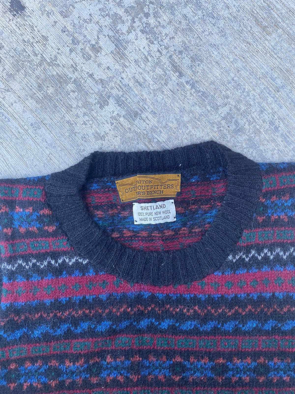 Vintage ⚡️Steals⚡️ Shetland 100% Pure New Wool Sweater Vest Size US M / EU 48-50 / 2 - 3 Thumbnail