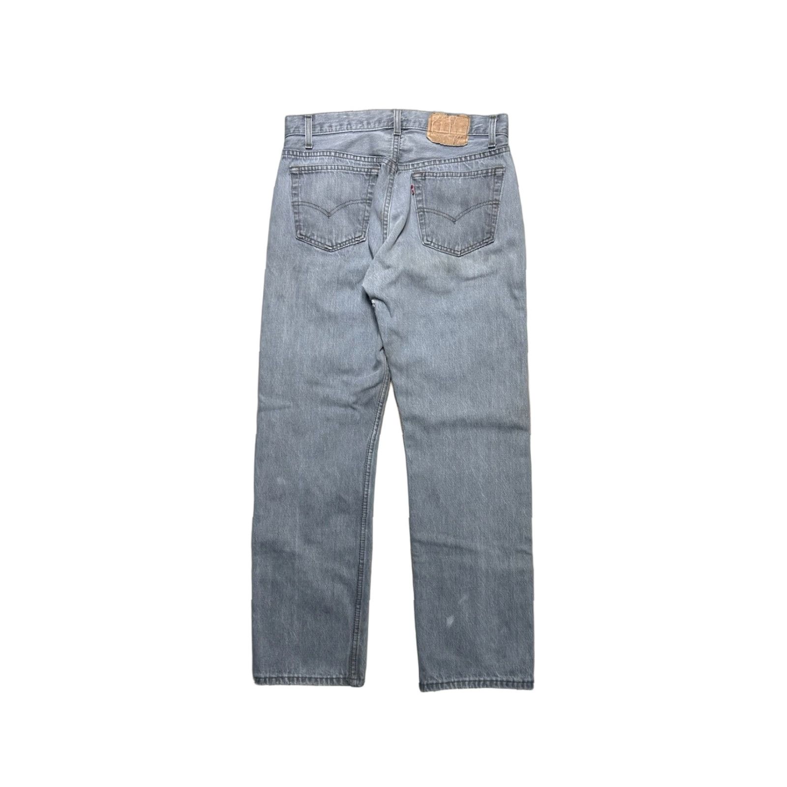 Levi's VINTAGE Levi’s 501 Jeans Mens Regular 31 Black Denim USA 80s 90s Straight 30 Inseam Size US 31 - 1 Thumbnail