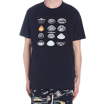 Marcelo Burlon o1mle0225 C.E Spaceships T Shirt in Black Size US M / EU 48-50 / 2 - 4 Thumbnail