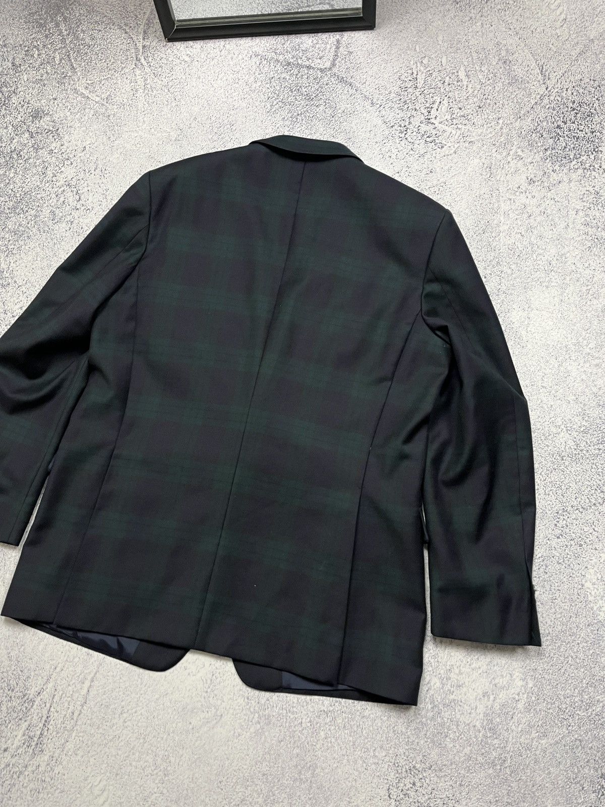 Burberry × Vintage Vintage Burberrys 90’s Wool Blazer Plaid Jacket Nova Check Size US L / EU 52-54 / 3 - 18 Thumbnail