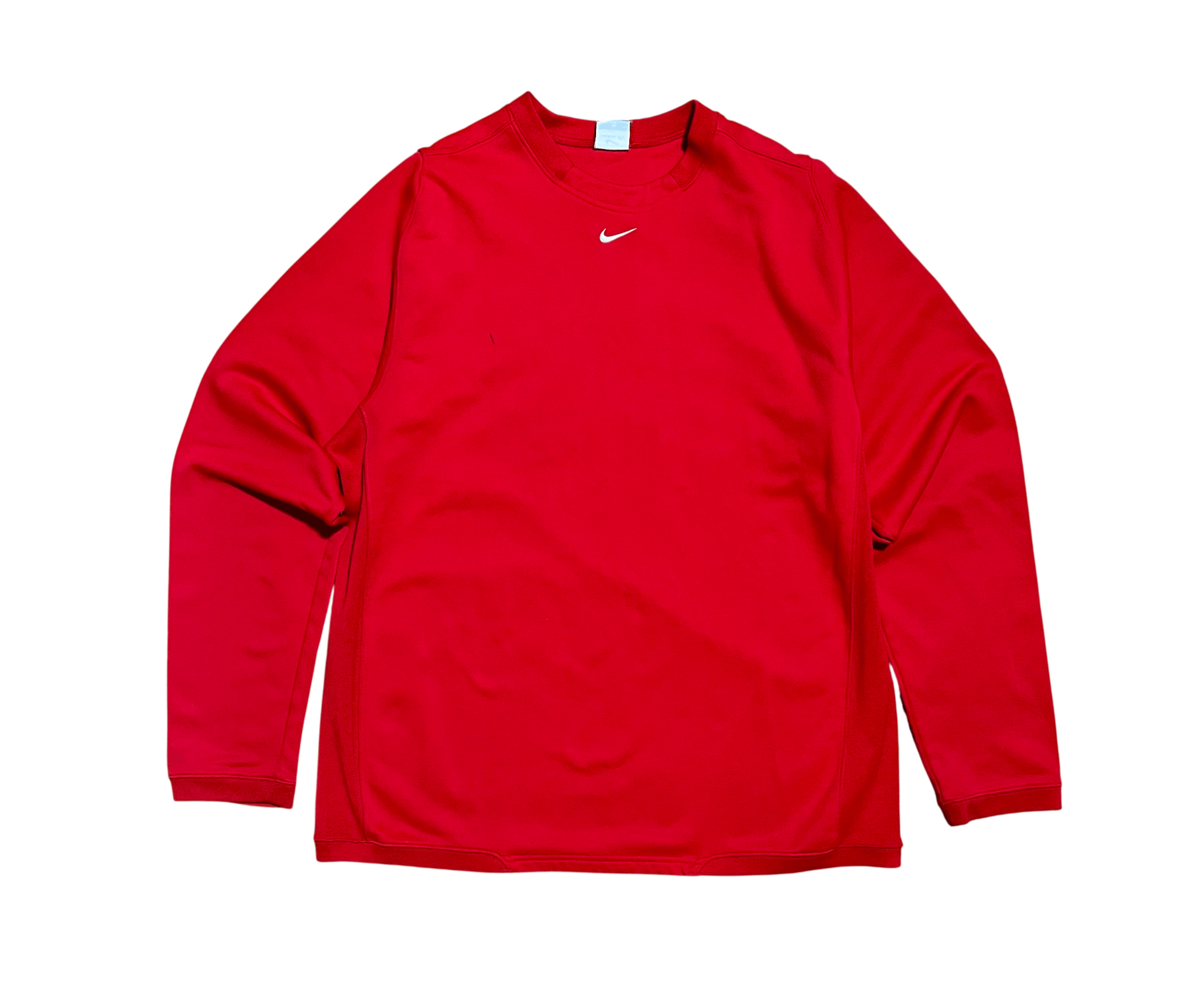Nike Nike Center Swoosh Y2K Red Embroidered Long Sleeve Shirt Size US XL / EU 56 / 4 - 1 Thumbnail