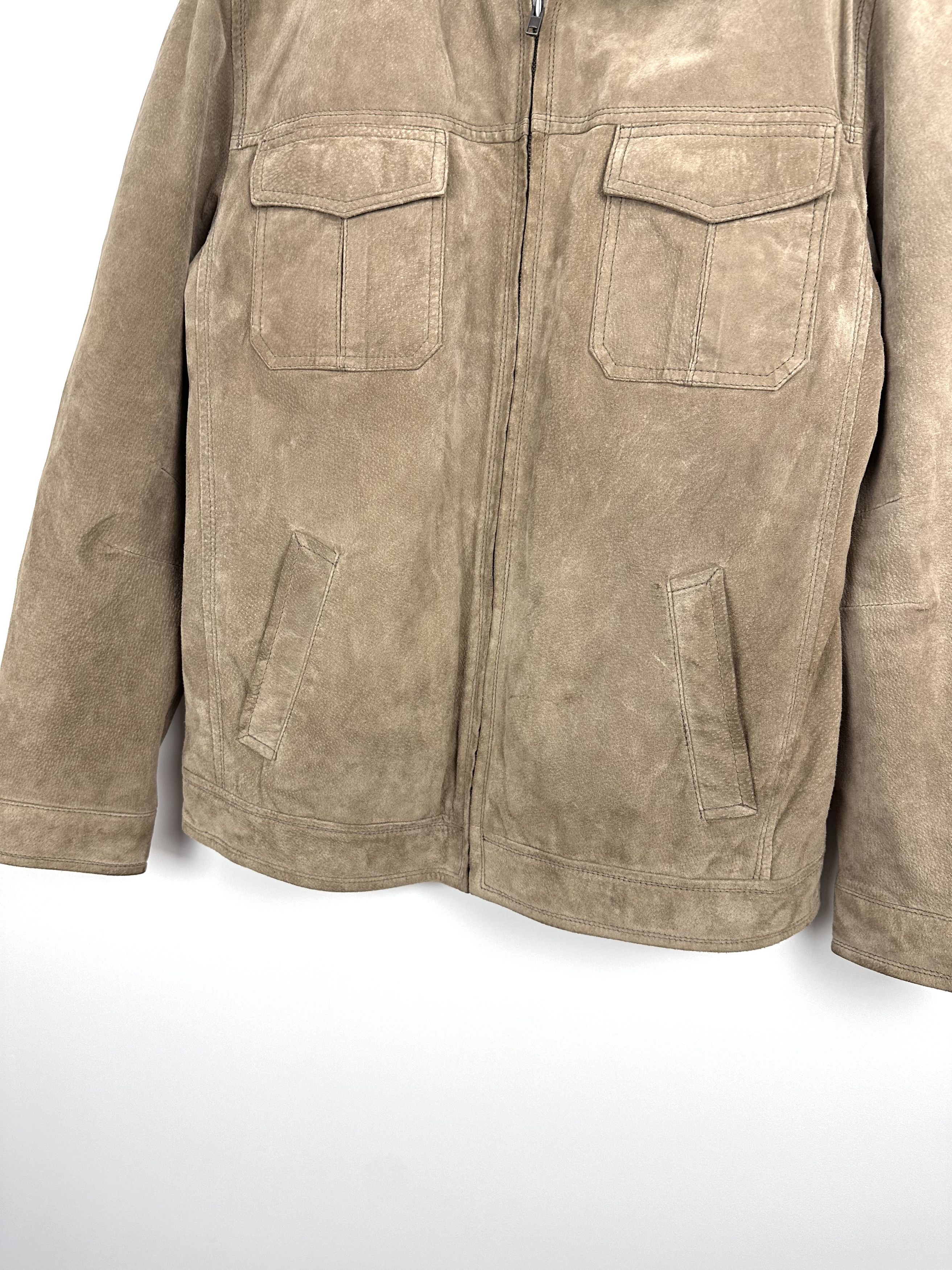 Vintage Vintage Avant Garde men biker boxy leather jacket Size US L / EU 52-54 / 3 - 3 Thumbnail
